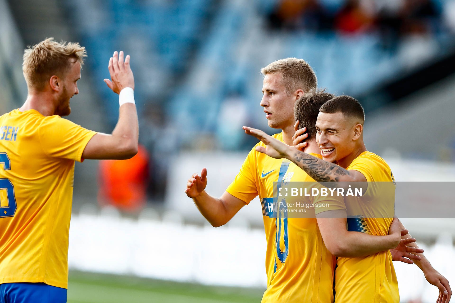 IFK Norrköpings players celebrate