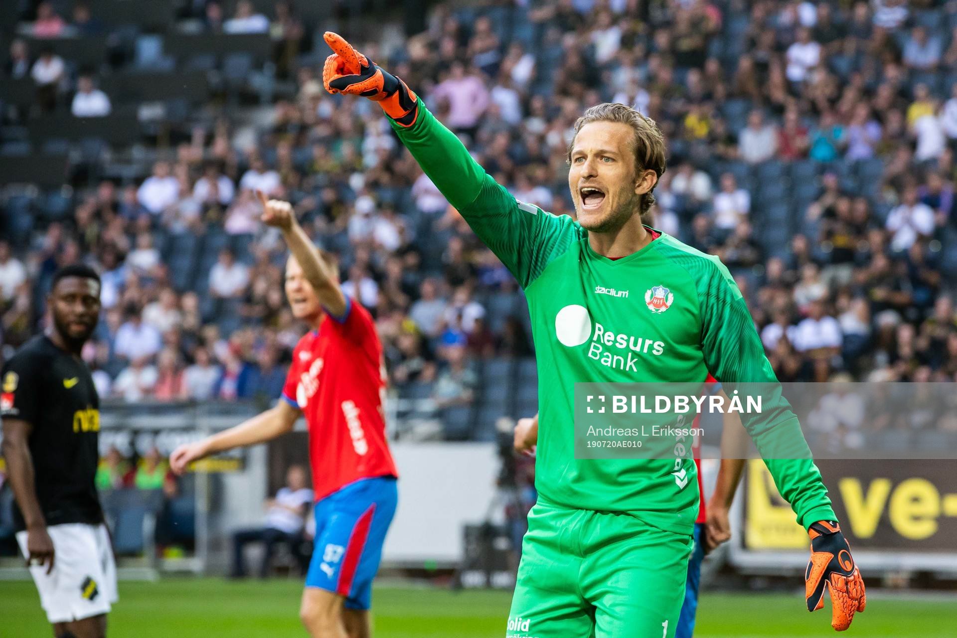 Helsingborgs målvakt Anders Lindegaard