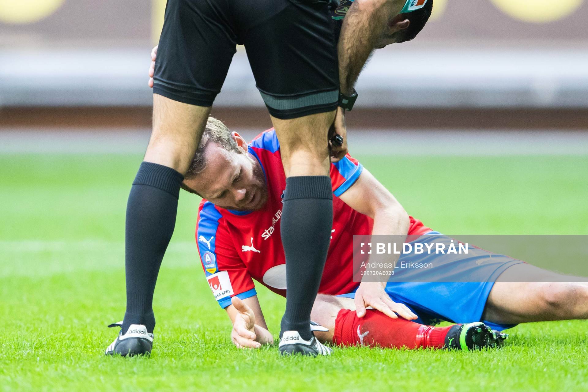 Helsingborgs Anders Randrup har ont