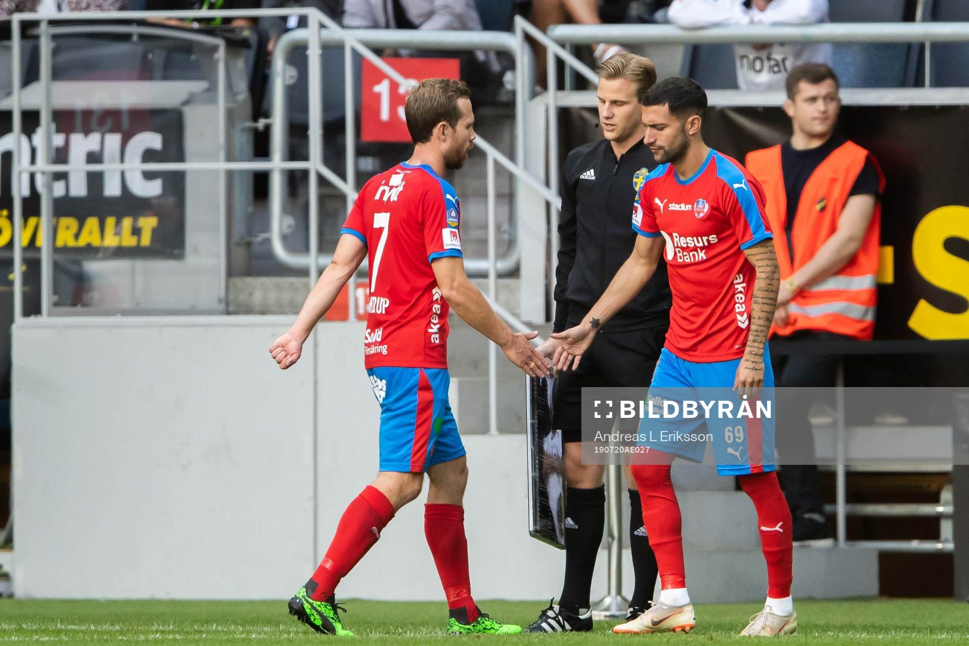 Helsingborgs Anders Randrup byter med David Boysen
