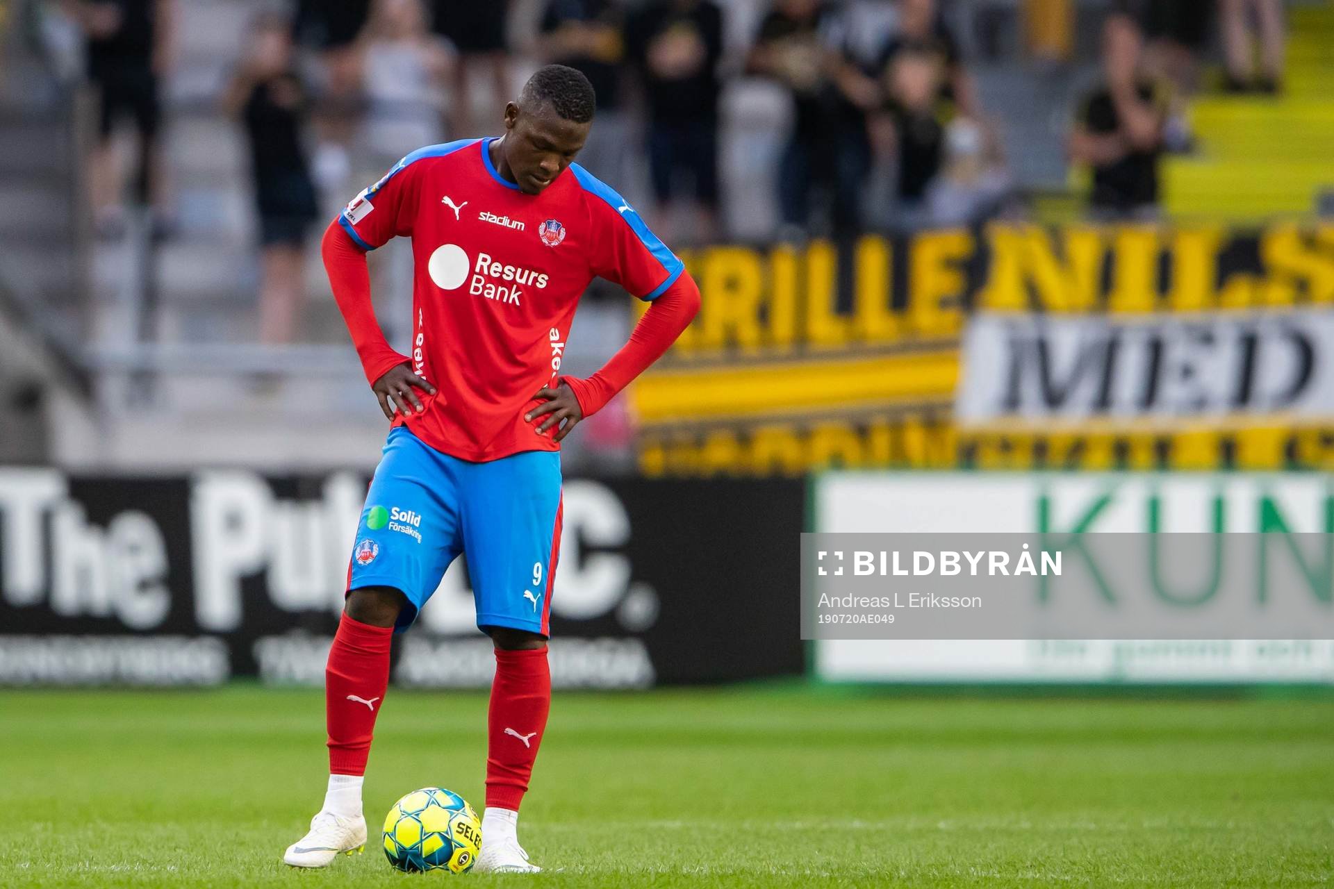 Helsingborgs Alhaji Gero deppar