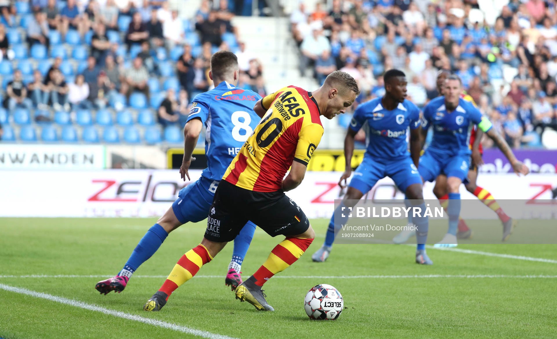 GENK, BELGIUM - JULY 20: Bryan Heynen of Genk and Gustav