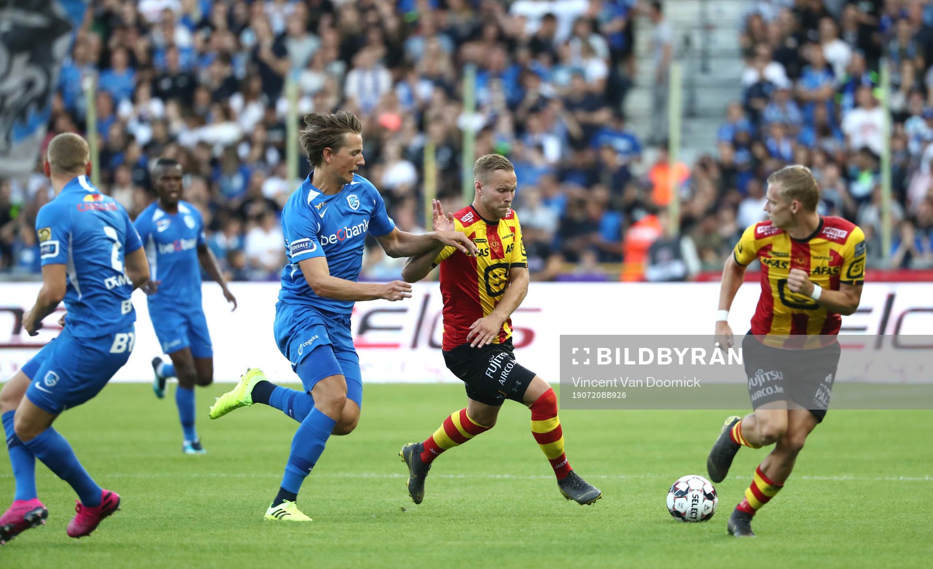 GENK, BELGIUM - JULY 20: Sander Berge of Genk and Gustav