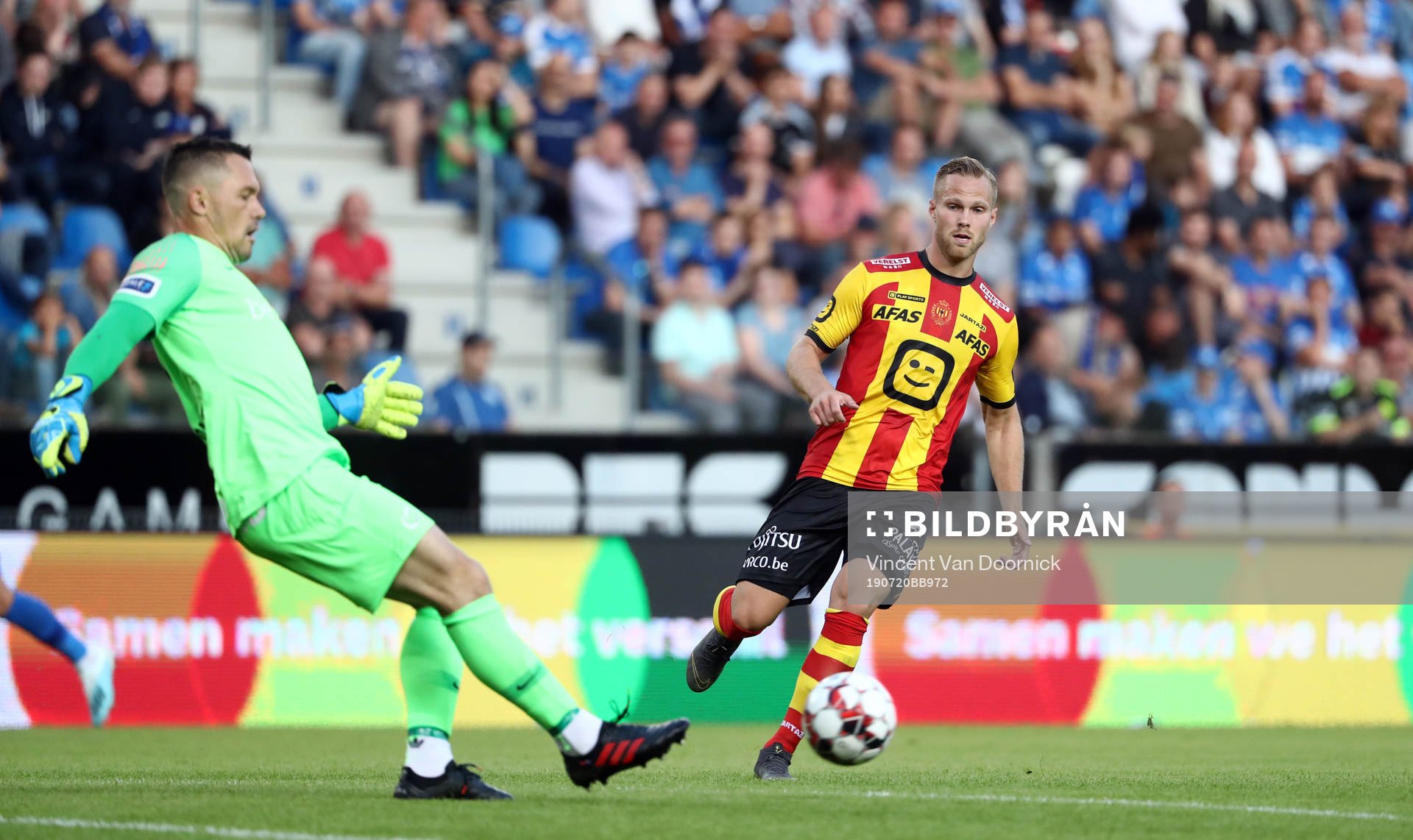 GENK, BELGIUM - JULY 20: Gustav Engvall of Kv Mechelen