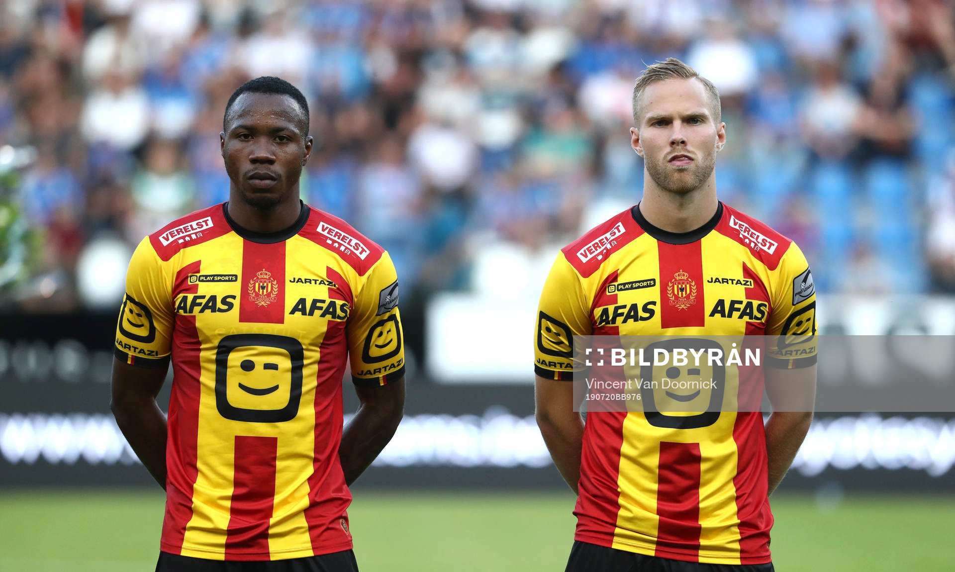 GENK, BELGIUM - JULY 20: Gustav Engvall of Kv Mechelen