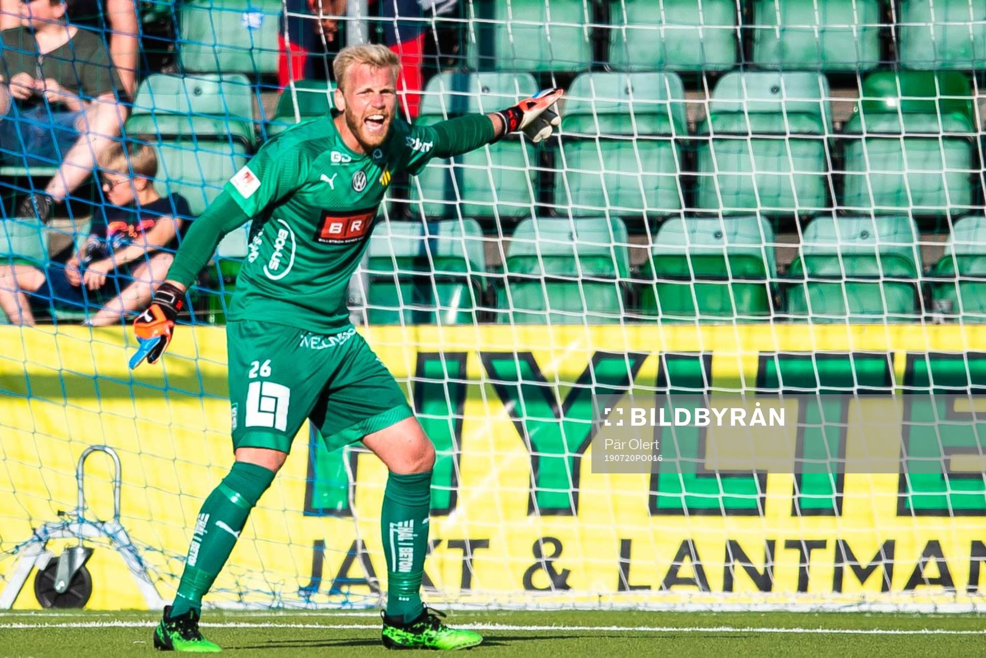 Häckens målvakt Peter Abrahamsson