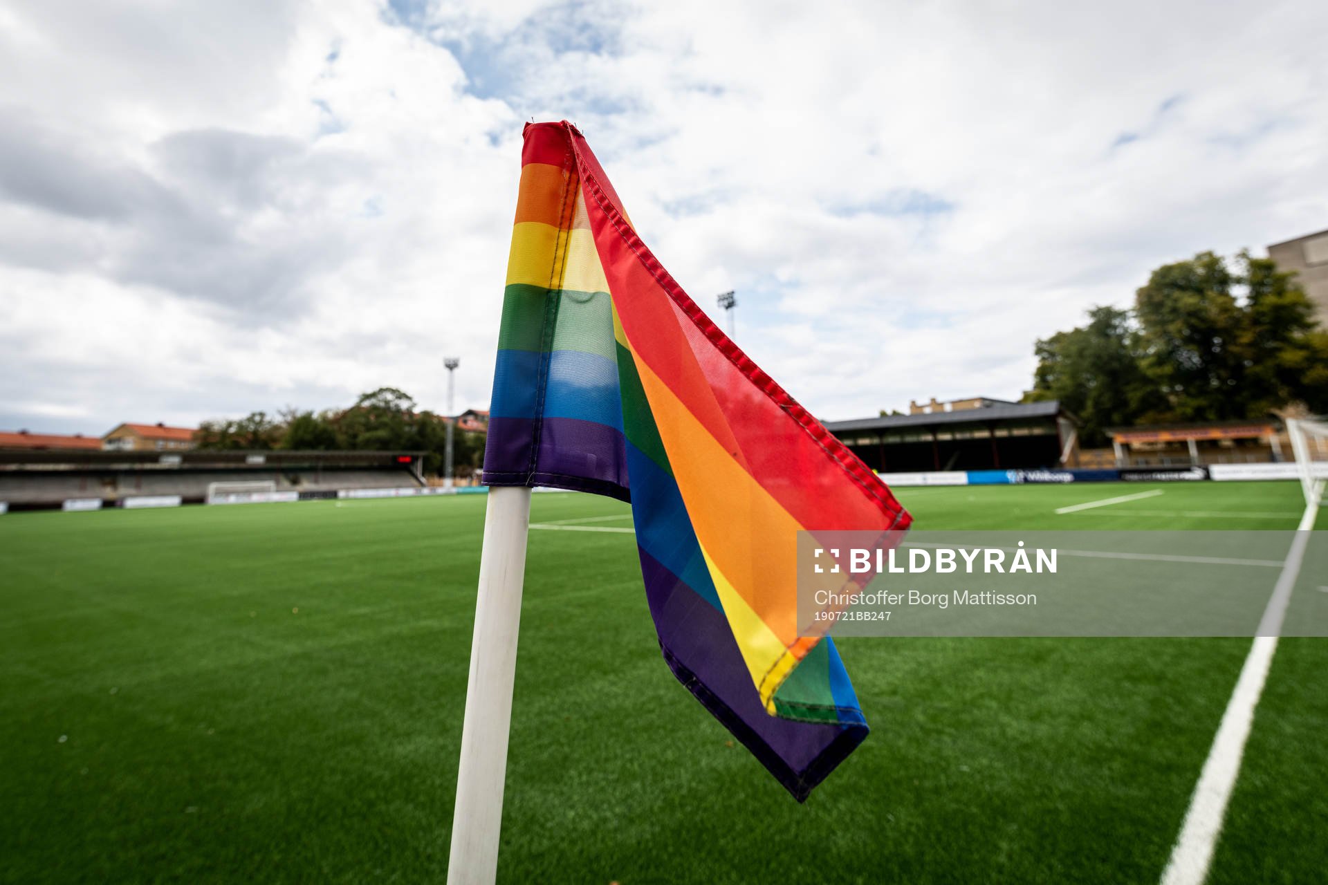 Hörnflagga på Malmö IP