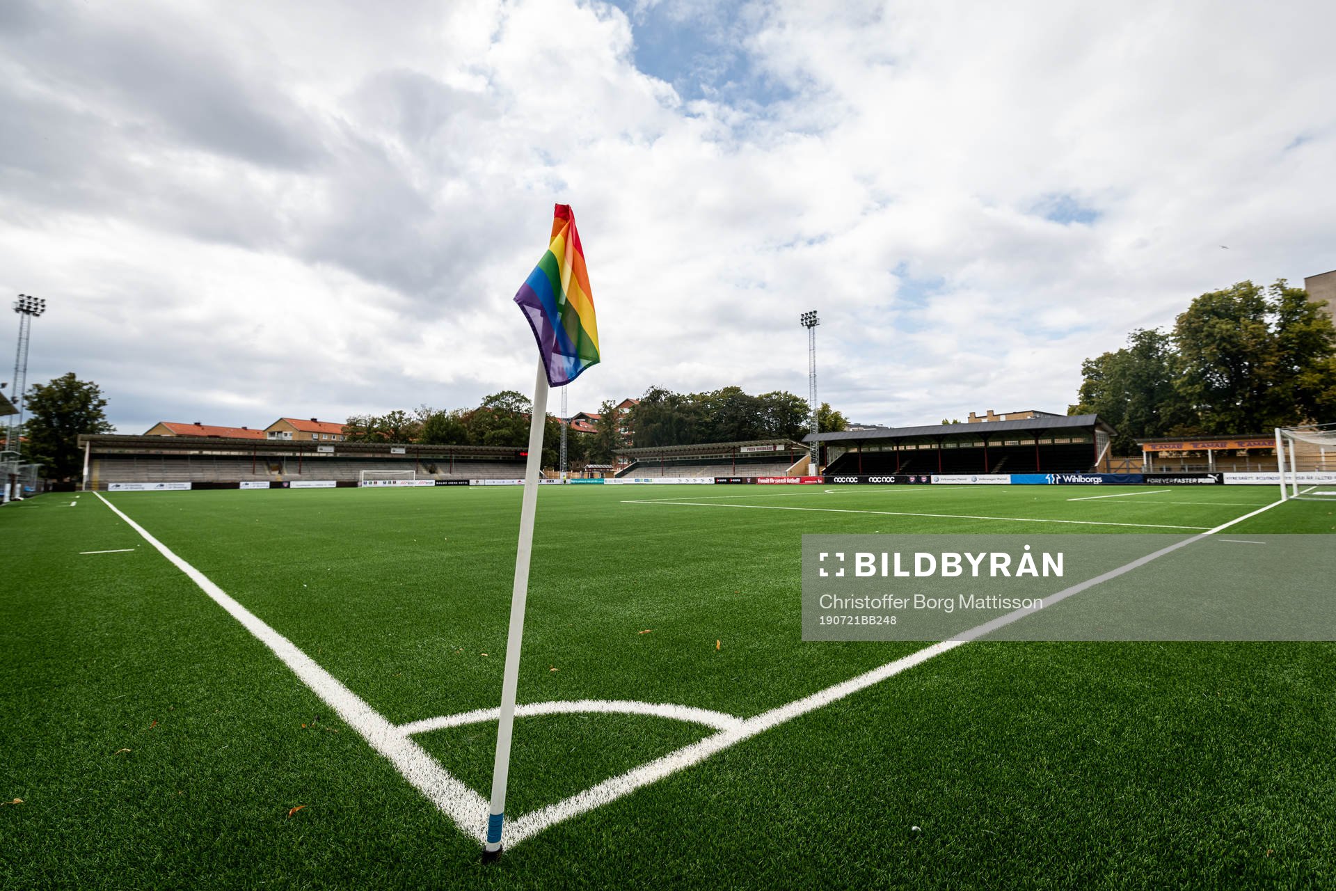 Hörnflagga på Malmö IP