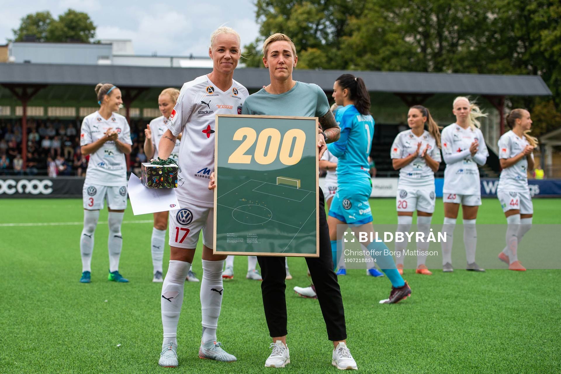 Rosengårds Caroline Seger och sportchef Therese Sjögran
