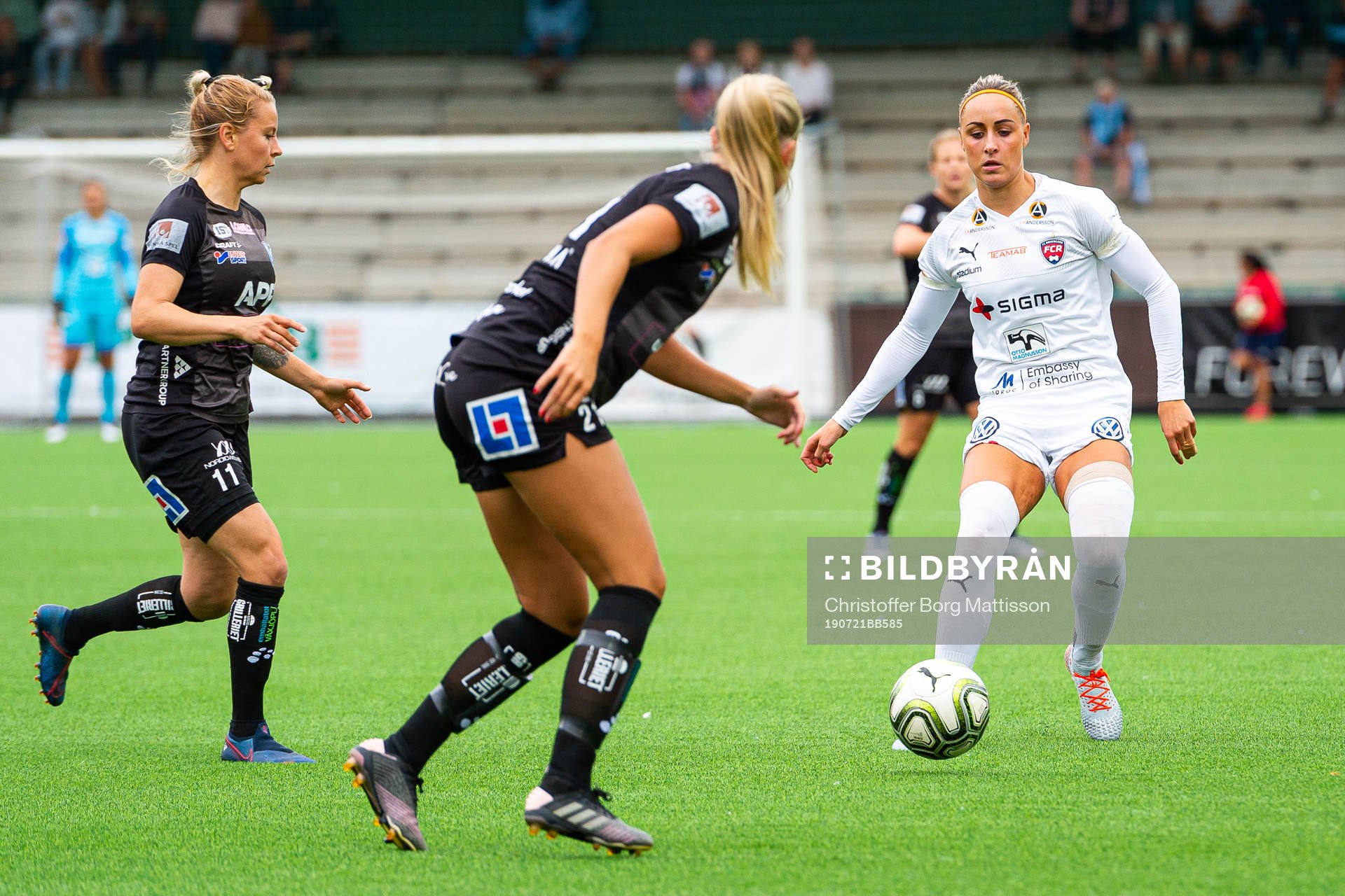 Växjös Emmi Alanen och Rosengårds Sanne Troelsgaard