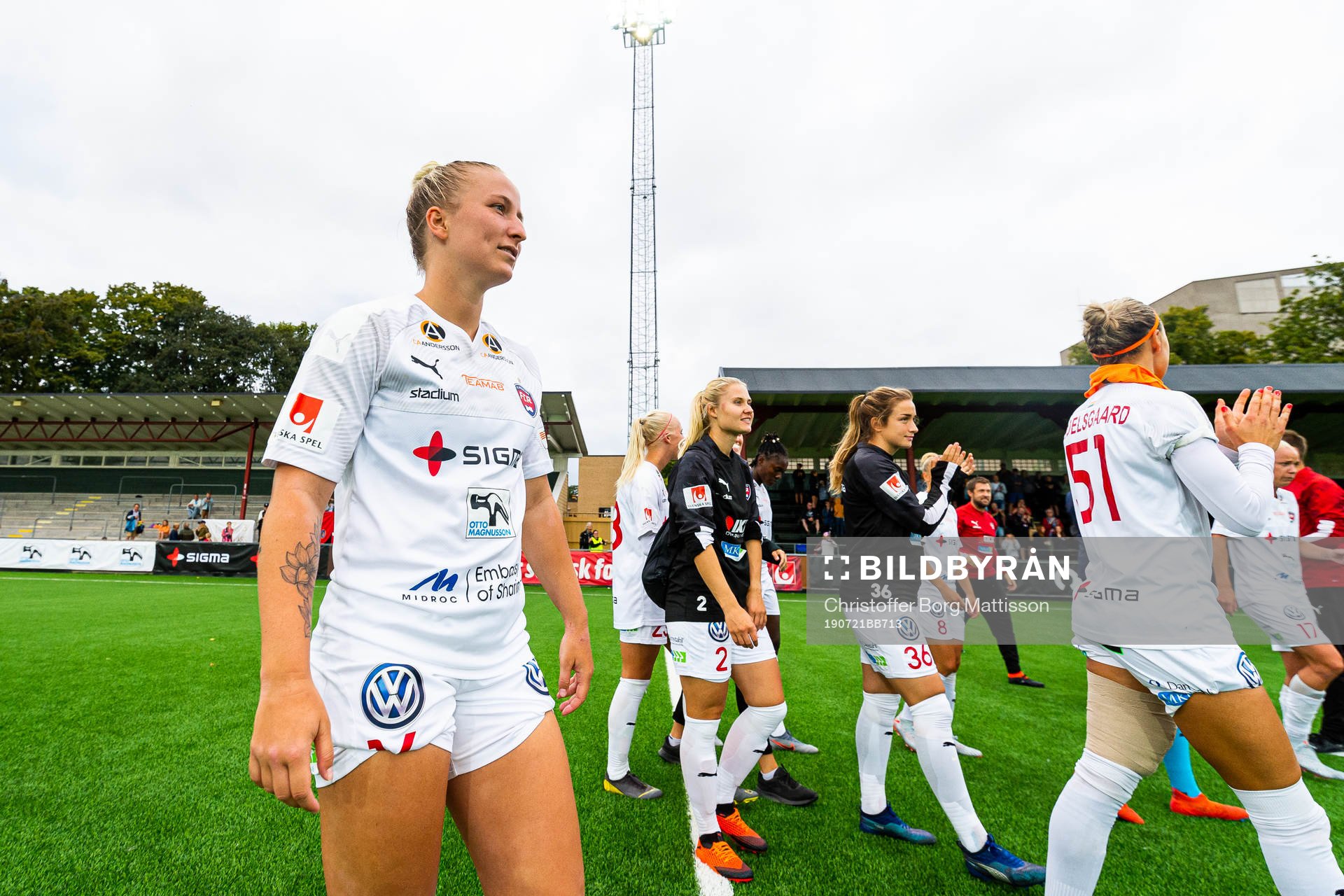 Rosengårds Hailie Mace jublar