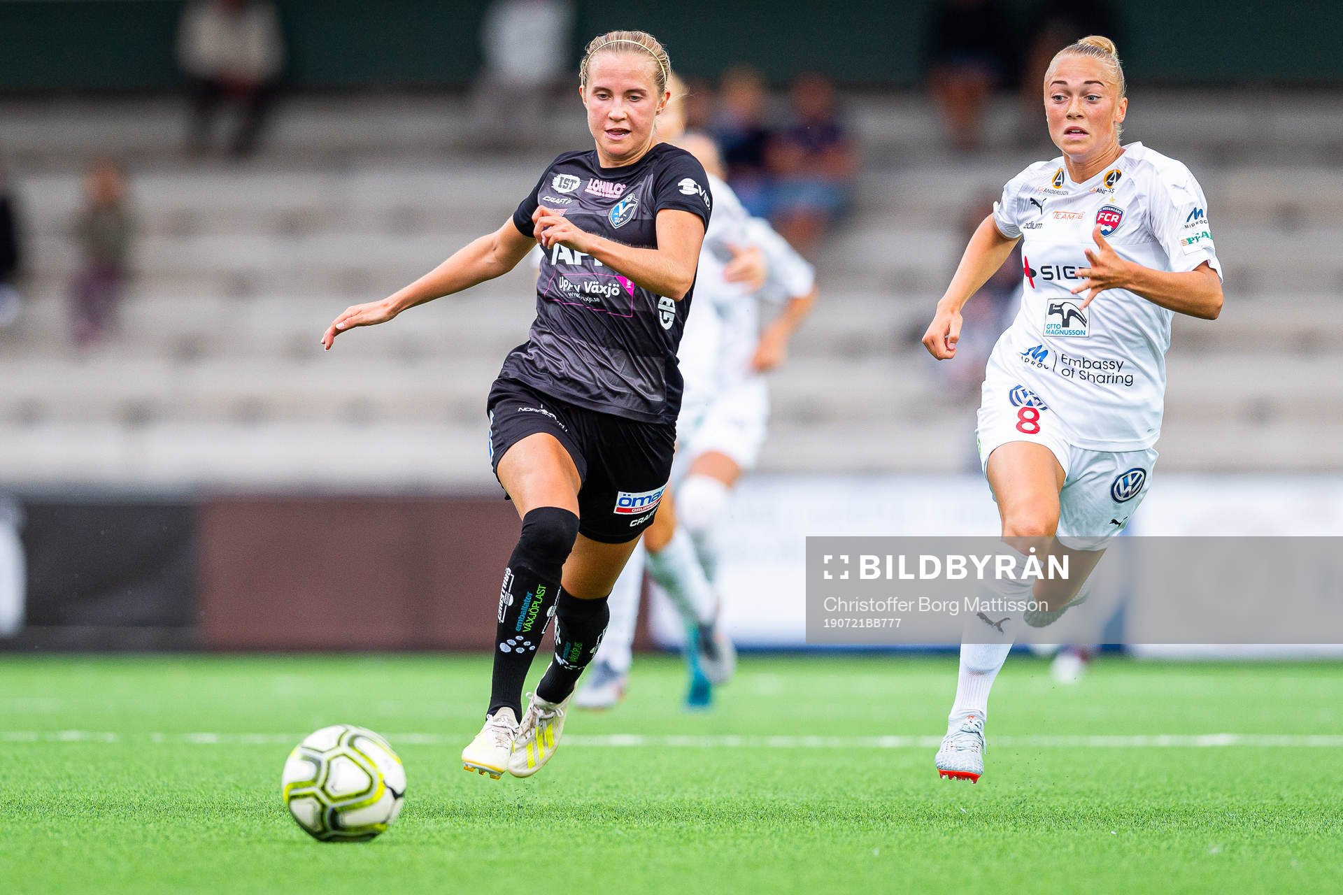 Växjös Ria Öling och Rosengårds Hanna Bennison