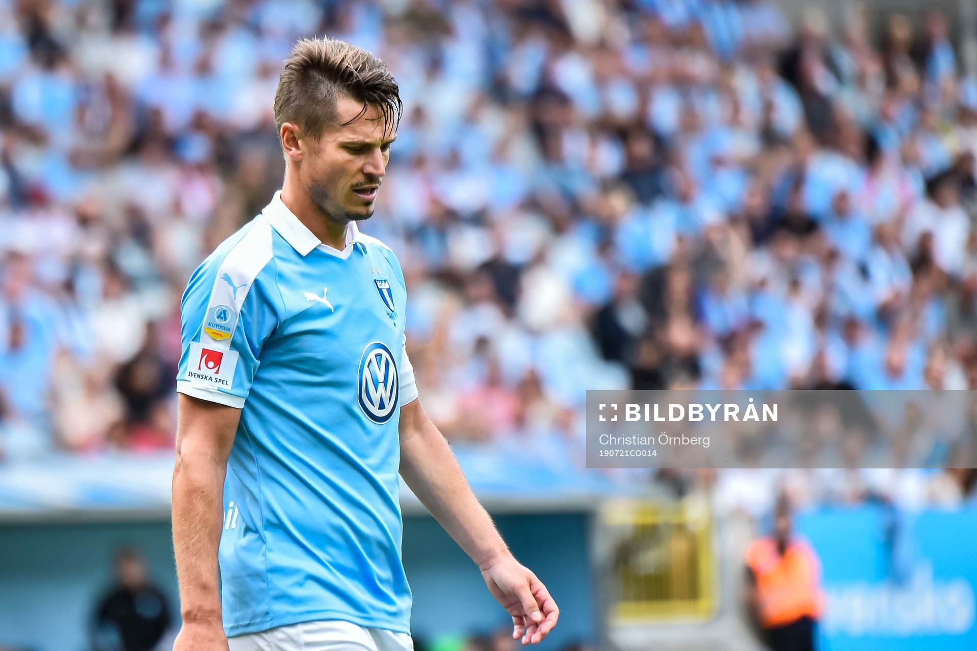 Malmö FFs Markus Rosenberg deppar
