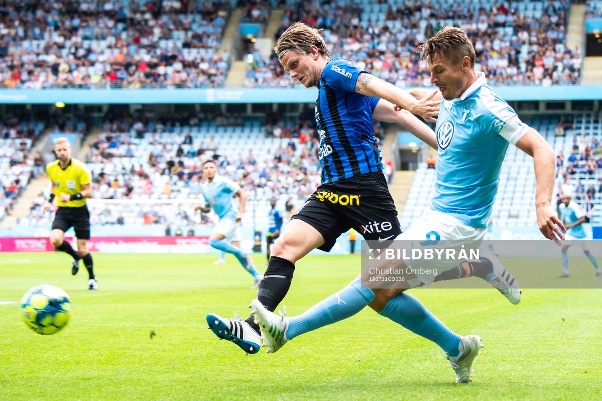 Sirius Tim Björkström och Malmö FFs Markus Rosenberg