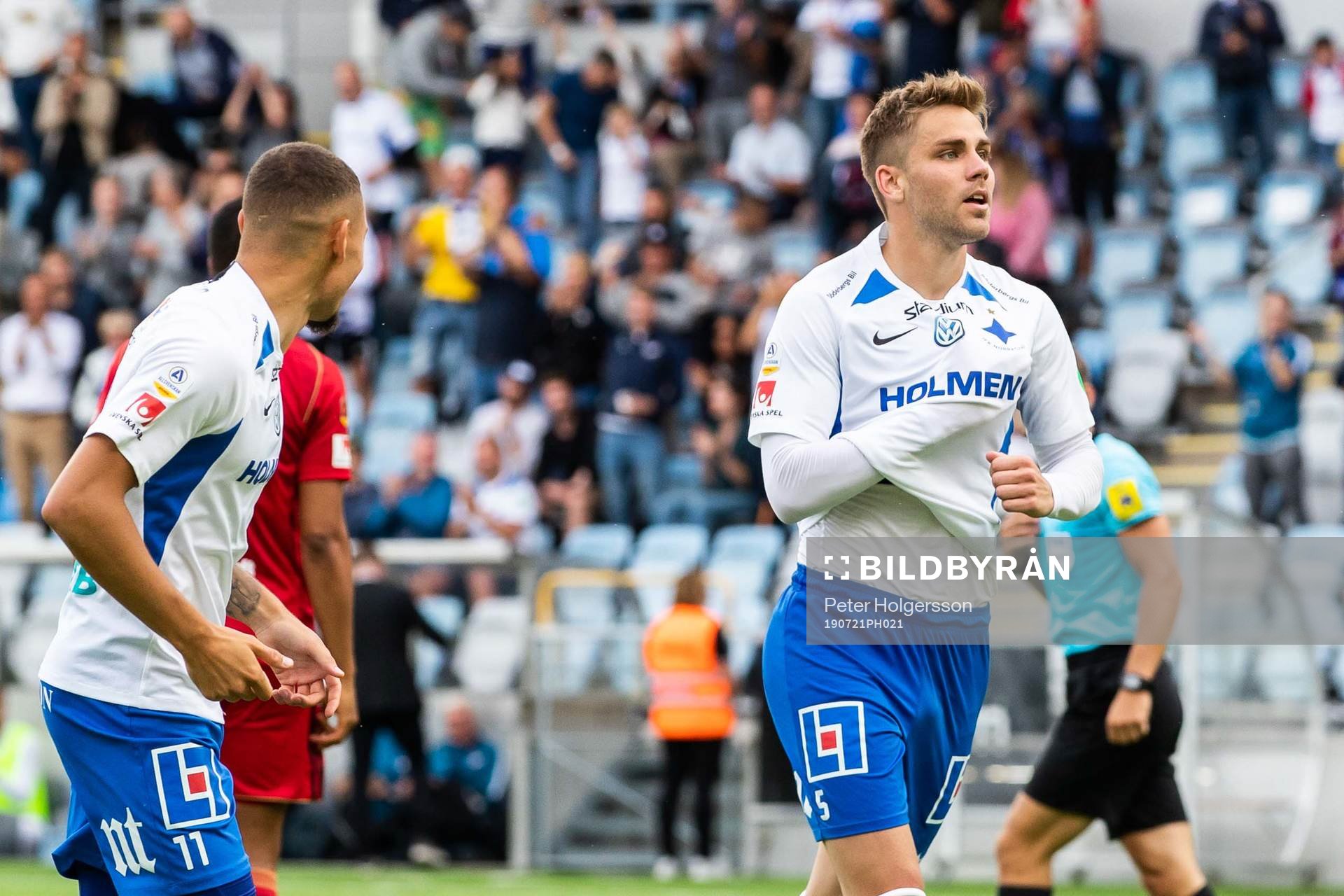 IFK Norrköpings Christoffer Nyman jublar