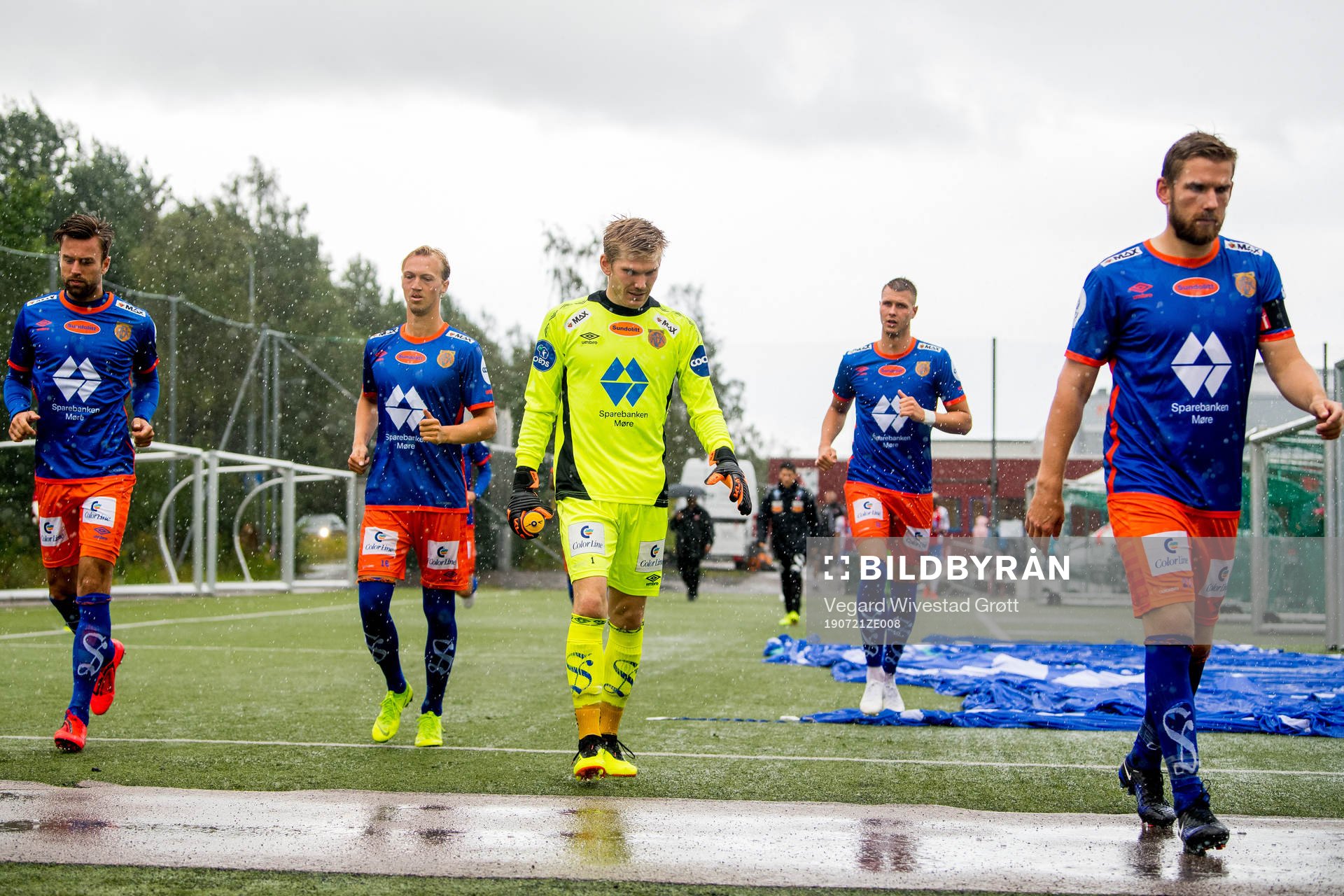 Kaj Ramsteijn, Jørgen Hatlehol, goalkeeper Andreas Lie,