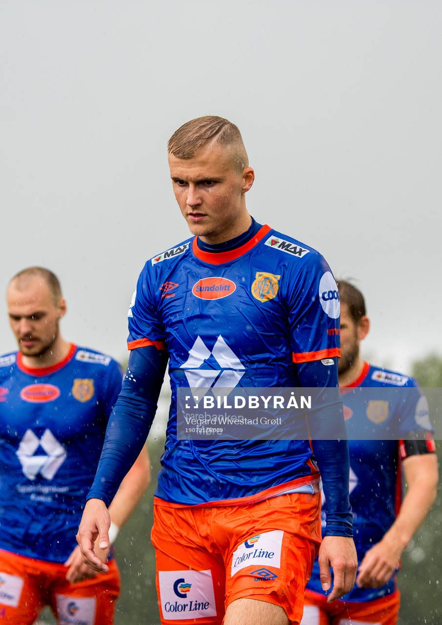David Kristjan Olafsson of Aalesund at half time