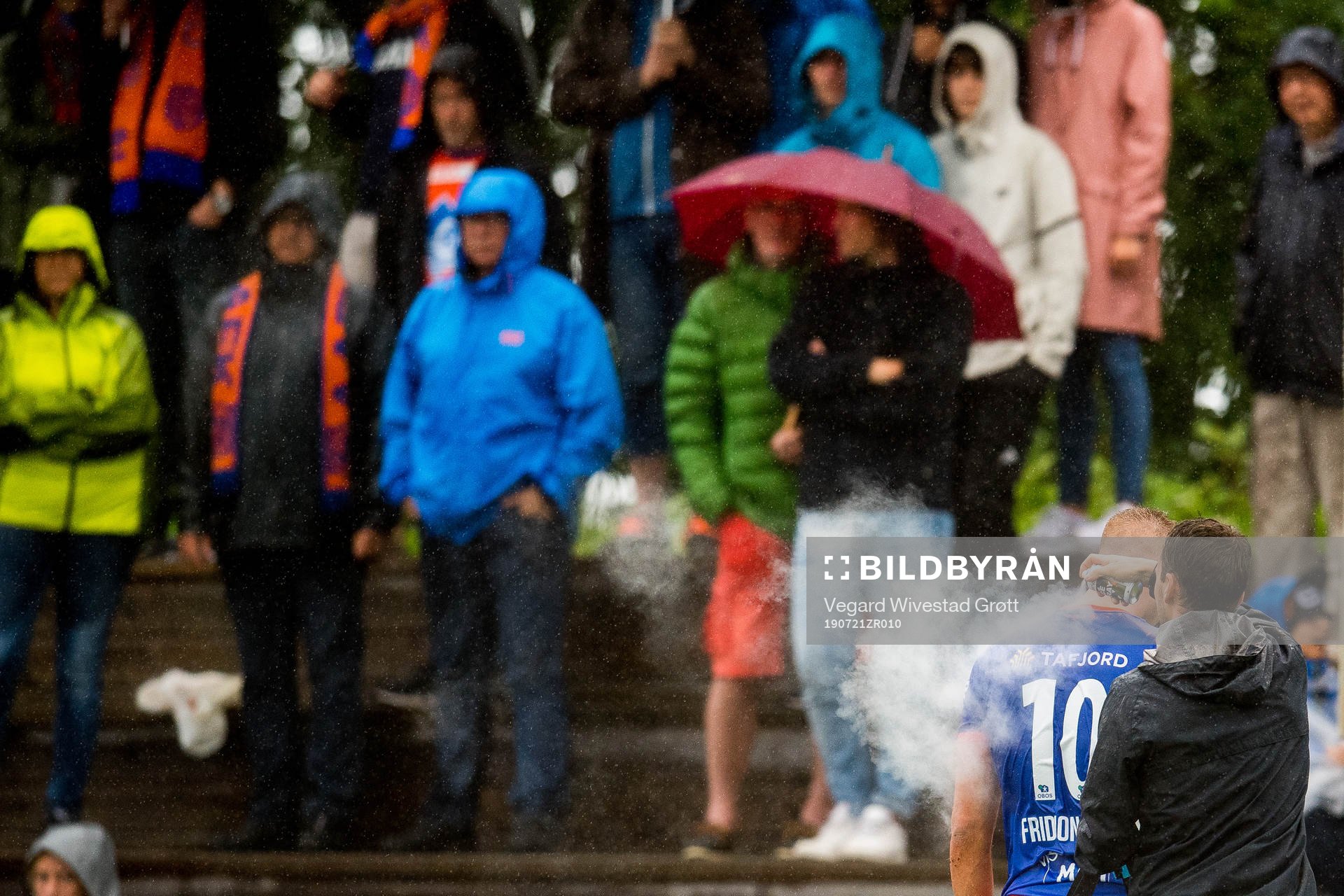 Hólmbert Aron Fridjónsson of Aalesund is being treated