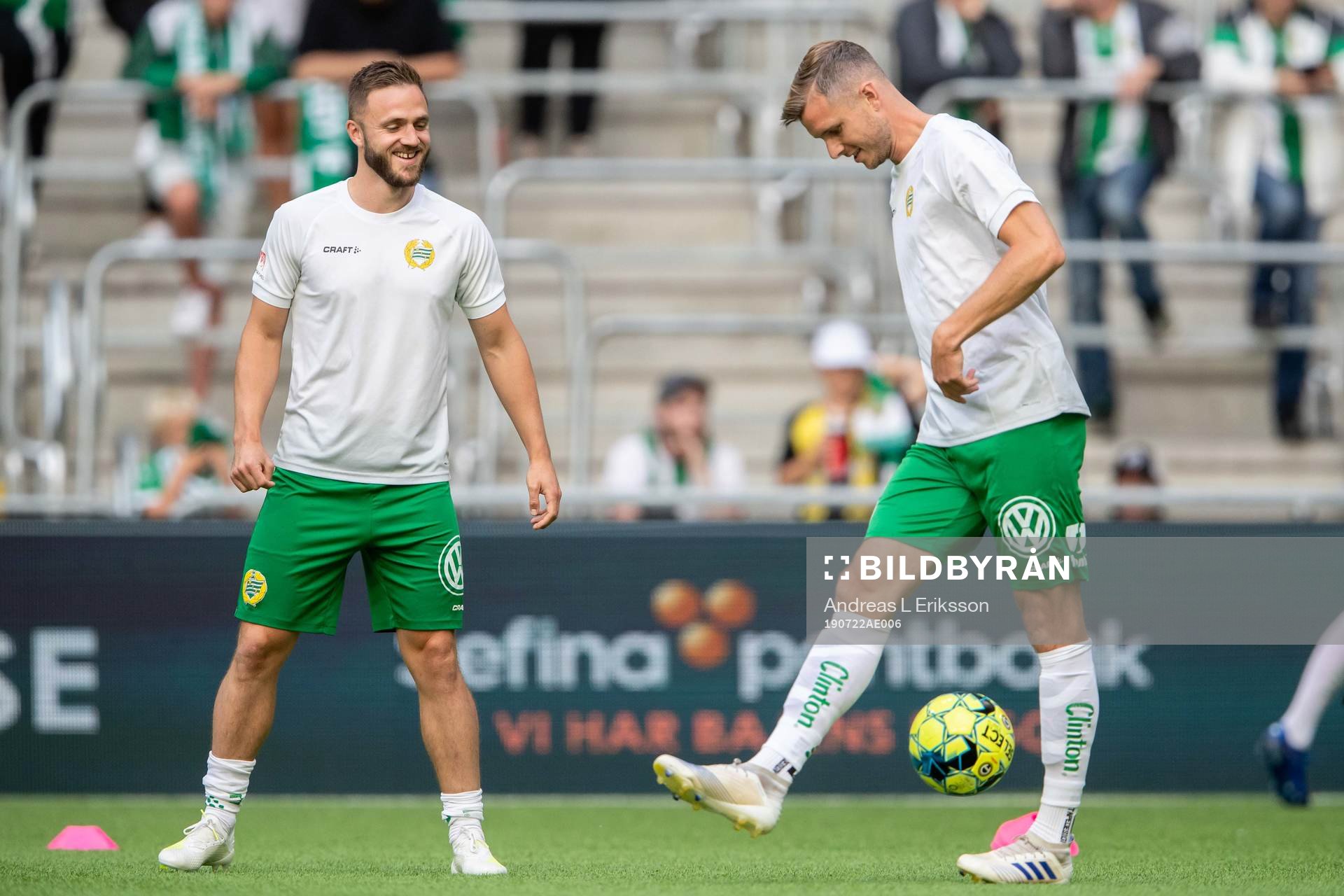 Hammarbys Mats Solheim och Richard Magyar