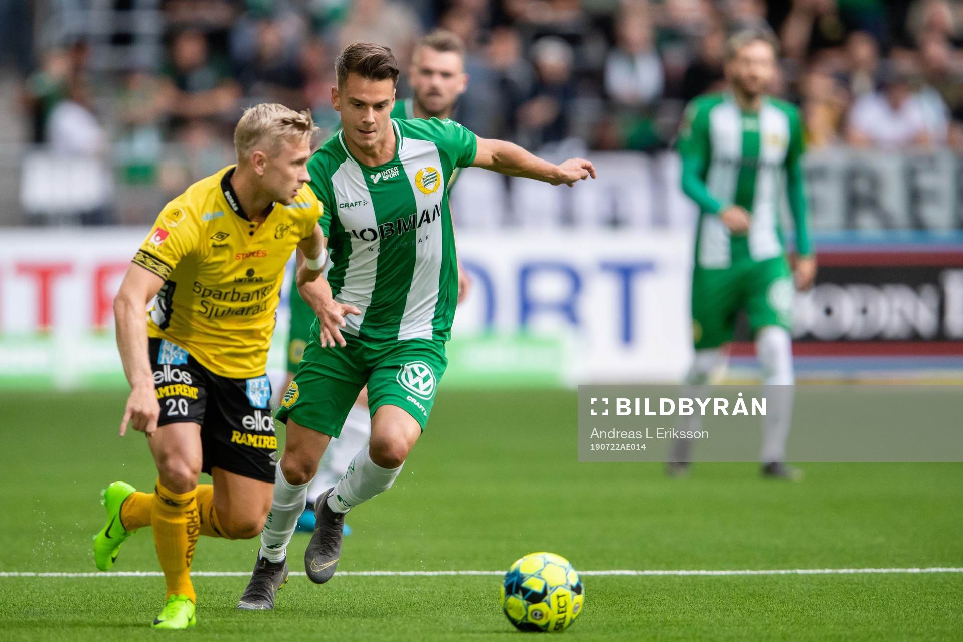 Elfsborgs Simon Strand och Hammarbys Alexander Kacaniklic