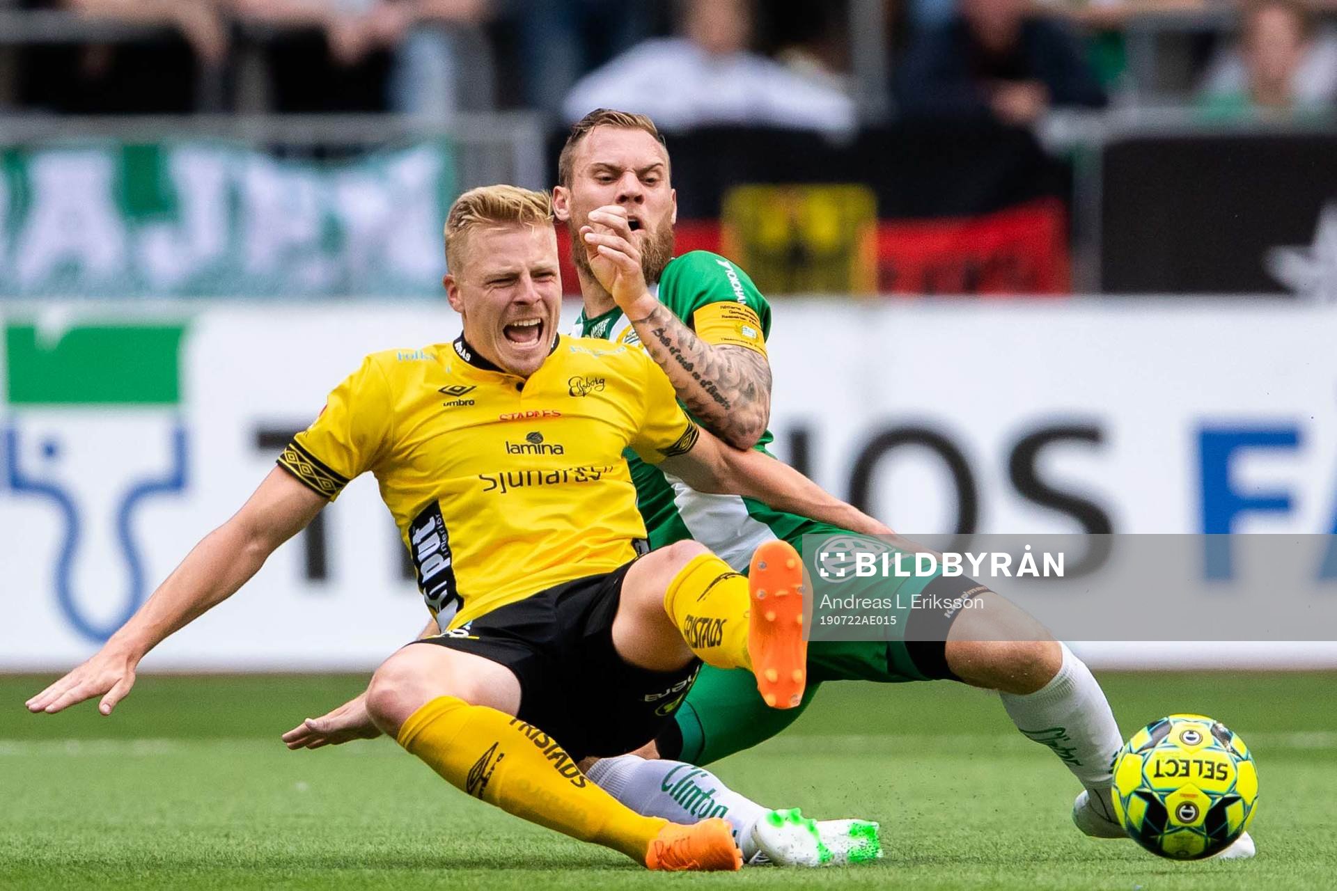Elfsborgs Per Frick och Hammarbys David Fällman