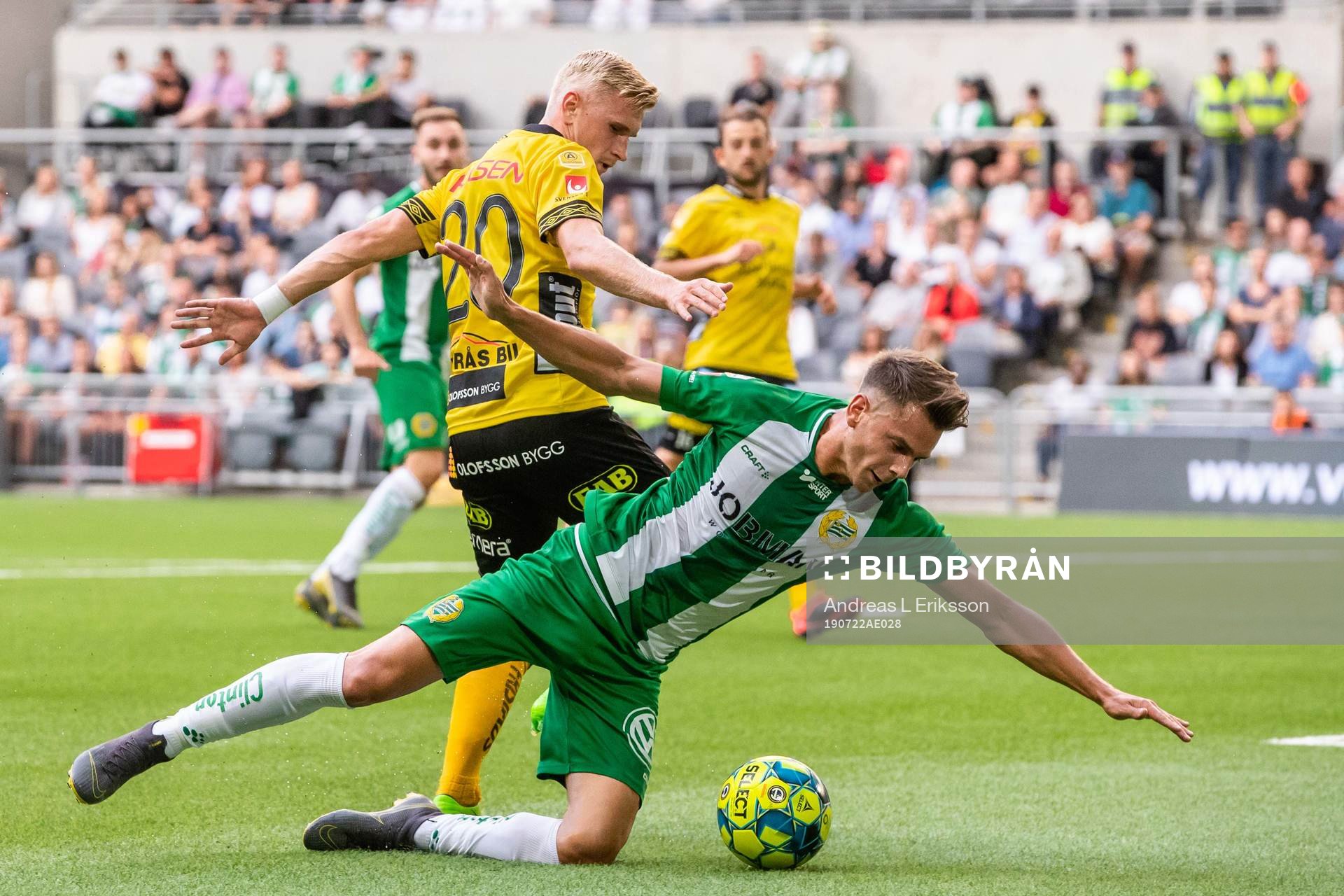 Elfsborgs Simon Strand och Hammarbys Alexander Kacaniklic