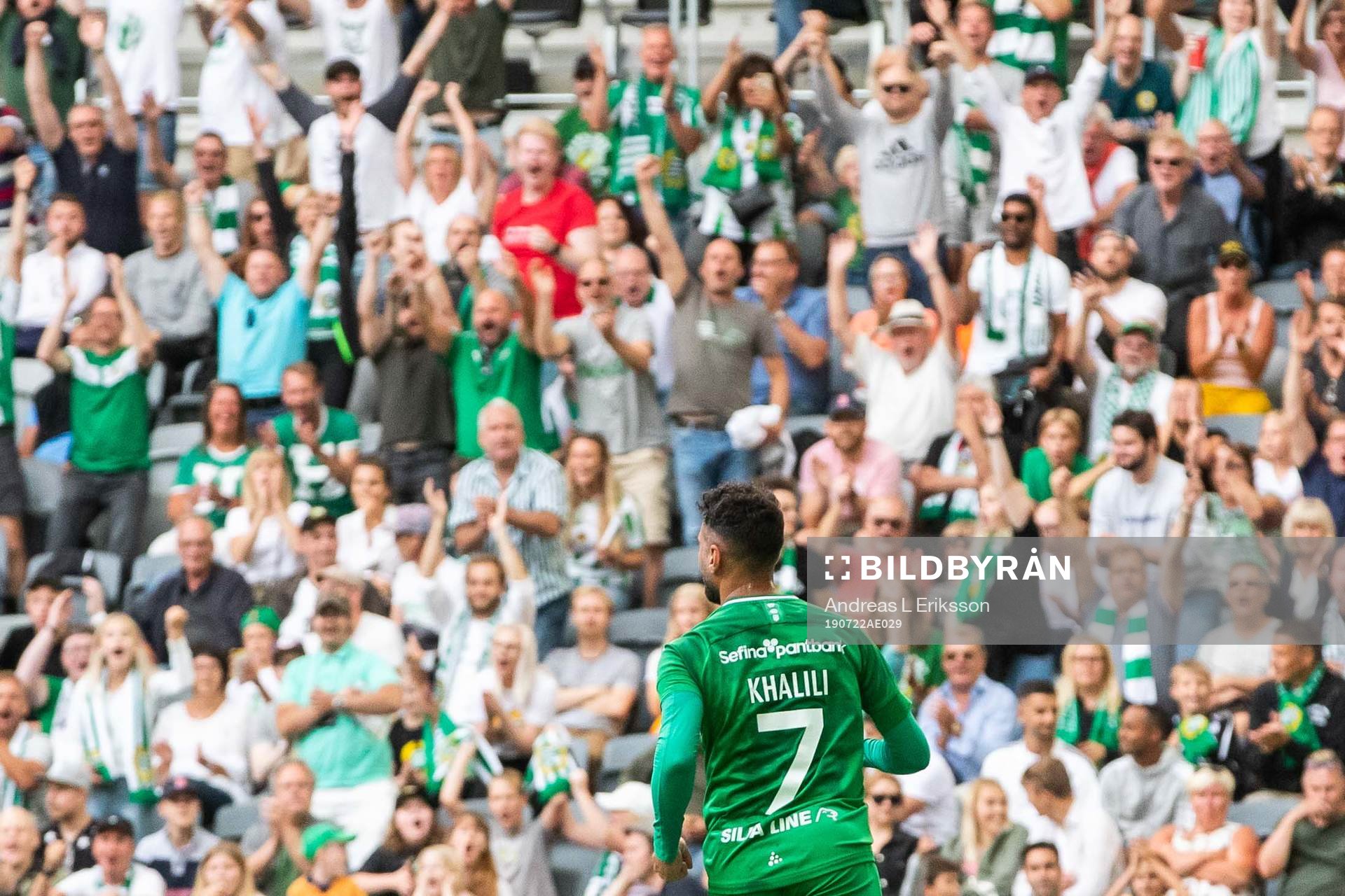 Hammarbys Imad Khalili jublar