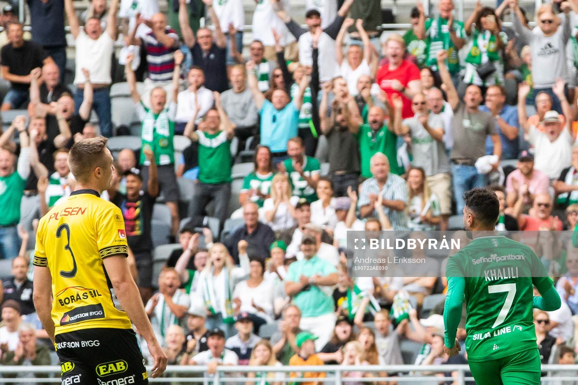 Hammarbys Imad Khalili jublar