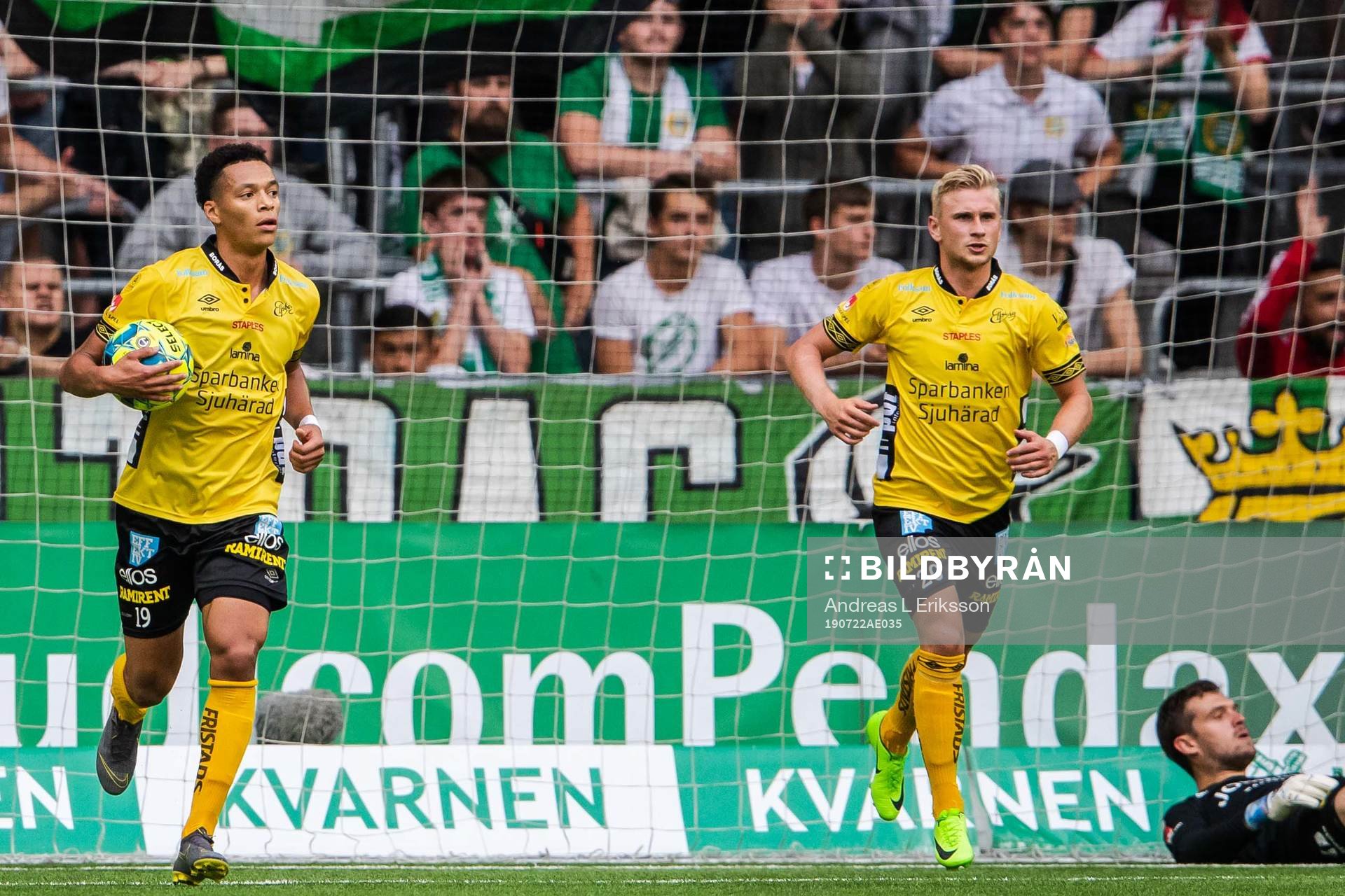 Elfsborgs Kevin Kabran och Simon Strand