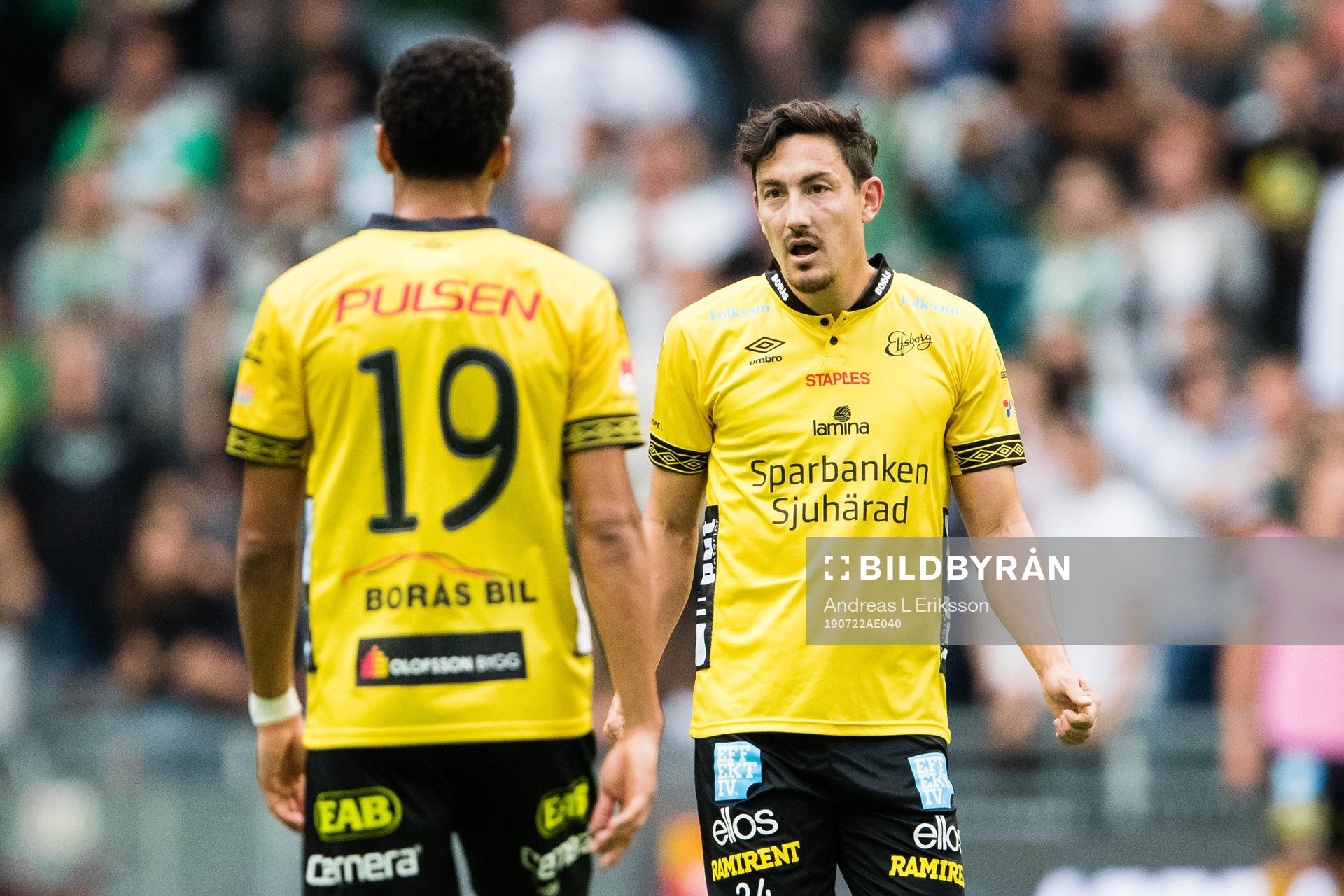 Elfsborgs Kevin Kabran och Stefan Ishizaki