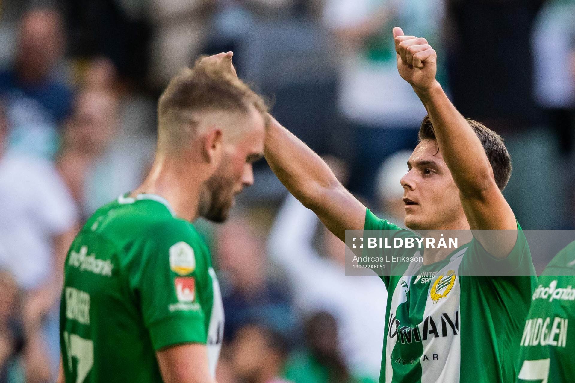 Hammarbys Alexander Kacaniklic jublar