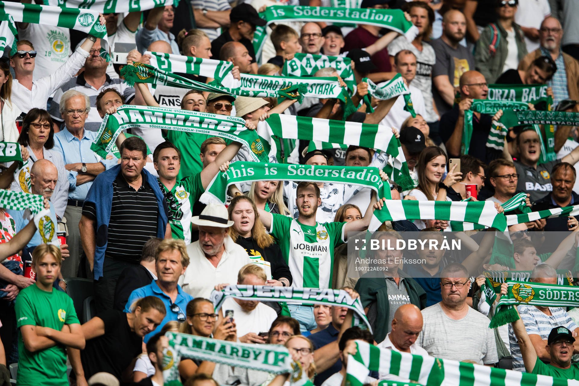 Supportrar till Hammarby