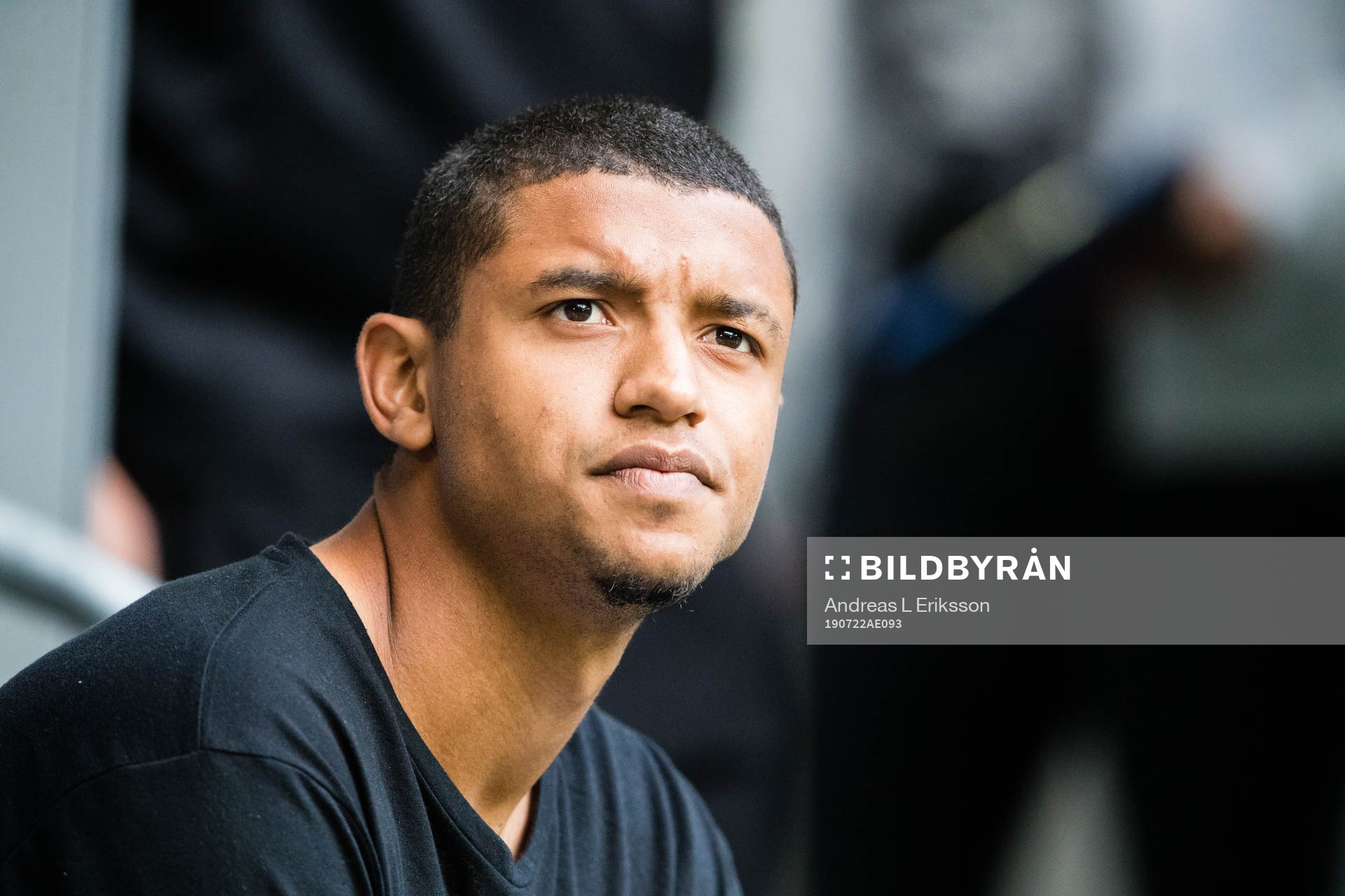 Zé Vitor innan fotbollsmatchen i Allsvenskan mellan