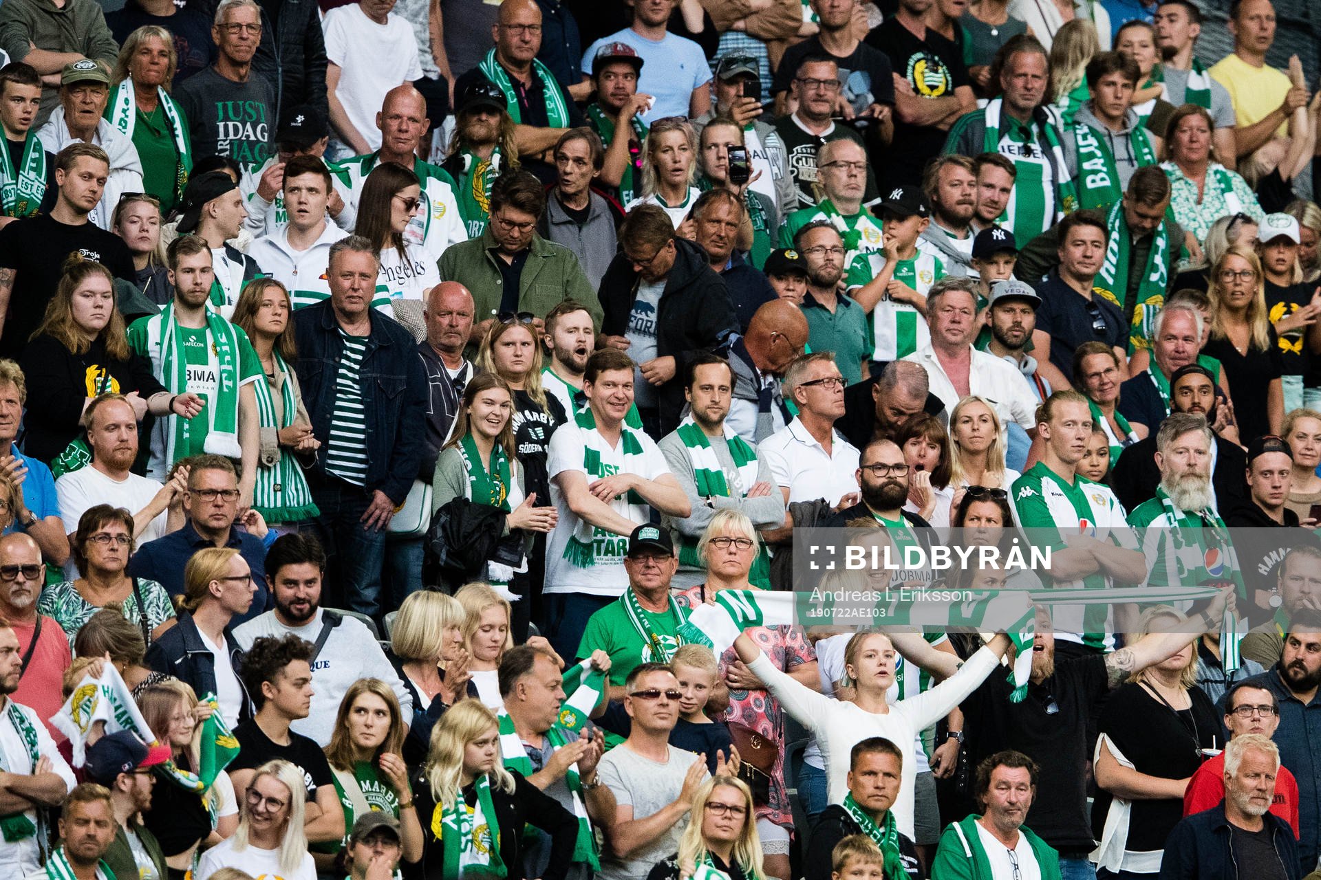 Supportrar till Hammarby