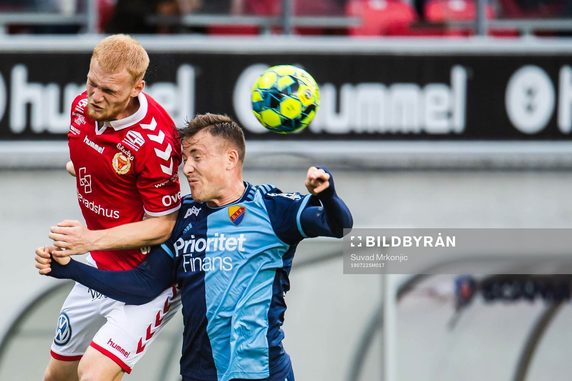 Kalmars Nils Fröling och Djurgårdens Fredrik Ulvestad