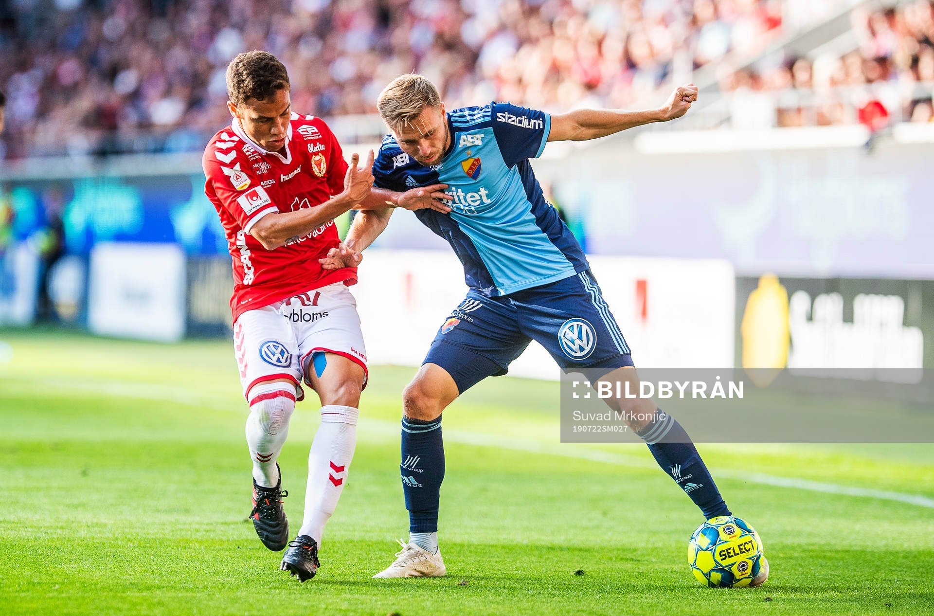 Kalmars Rafael Gimenes Da Silva och Djurgårdens Jonathan