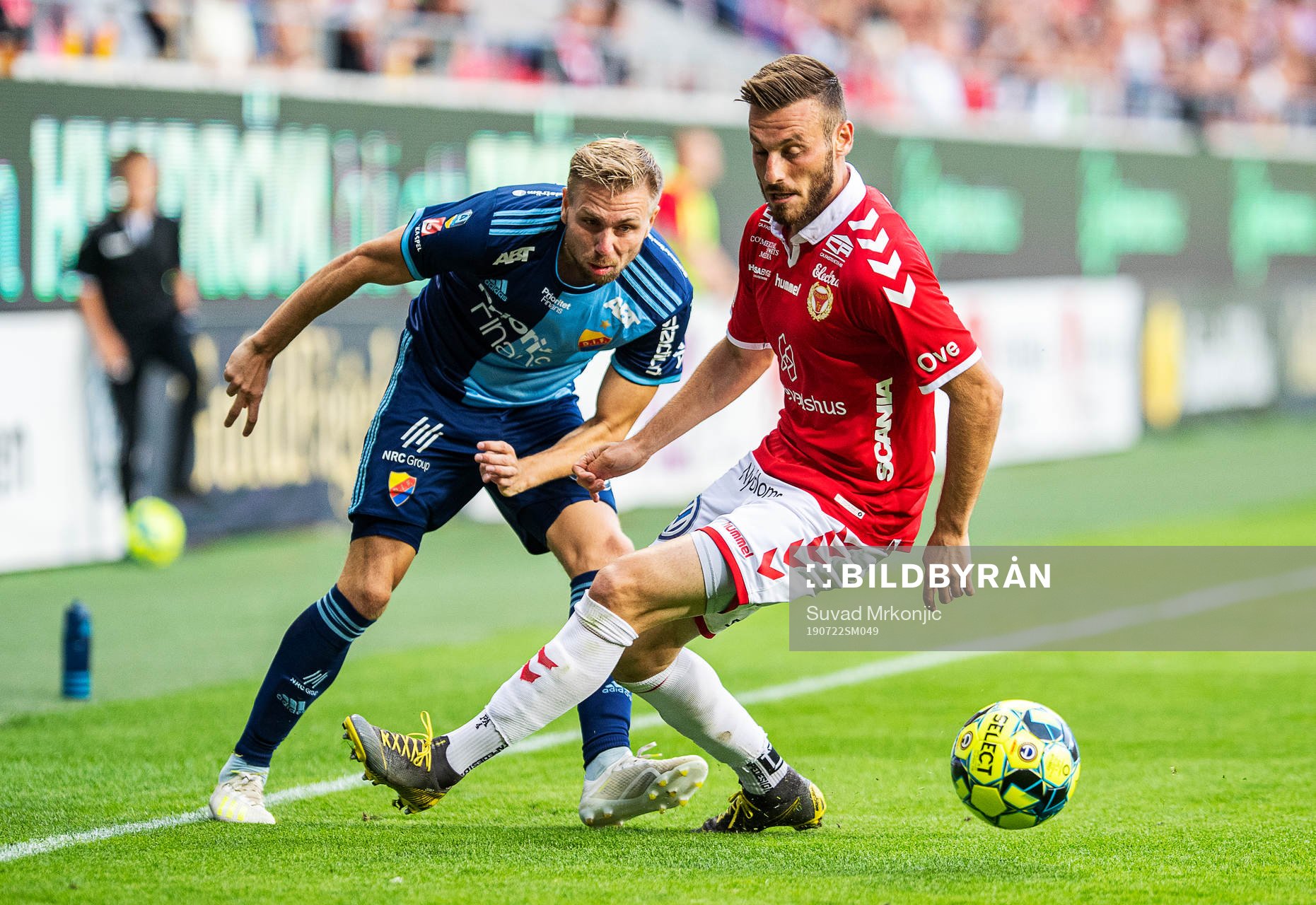 Kalmars Fidan Aliti och Djurgårdens Jonathan Ring