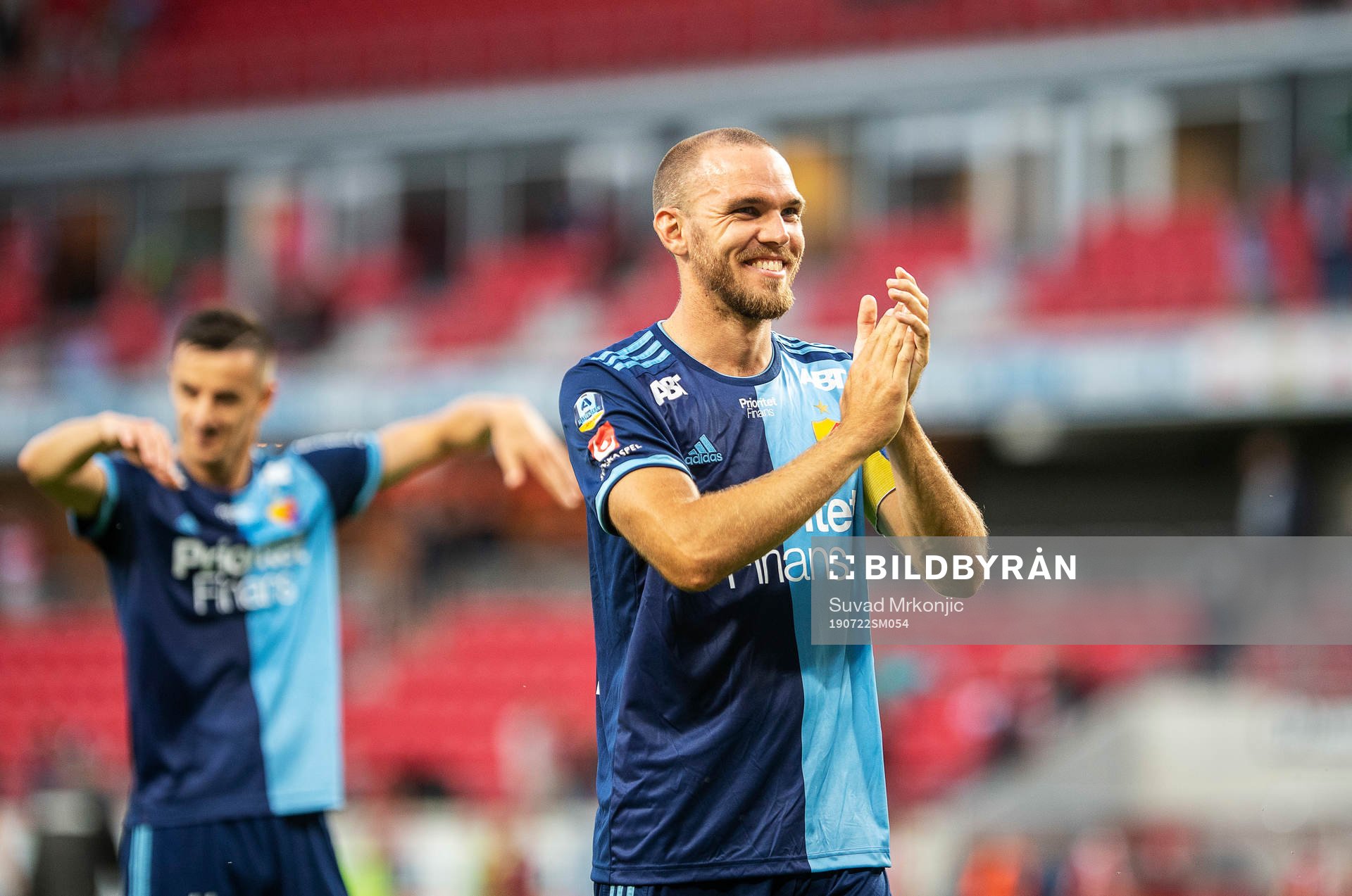 Djurgårdens Marcus Danielson jublar