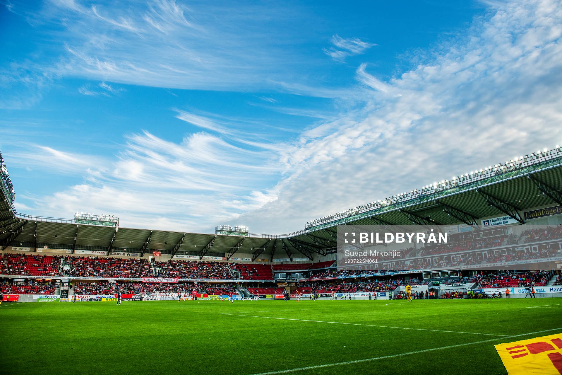 Generell vy av Guldfågeln Arena