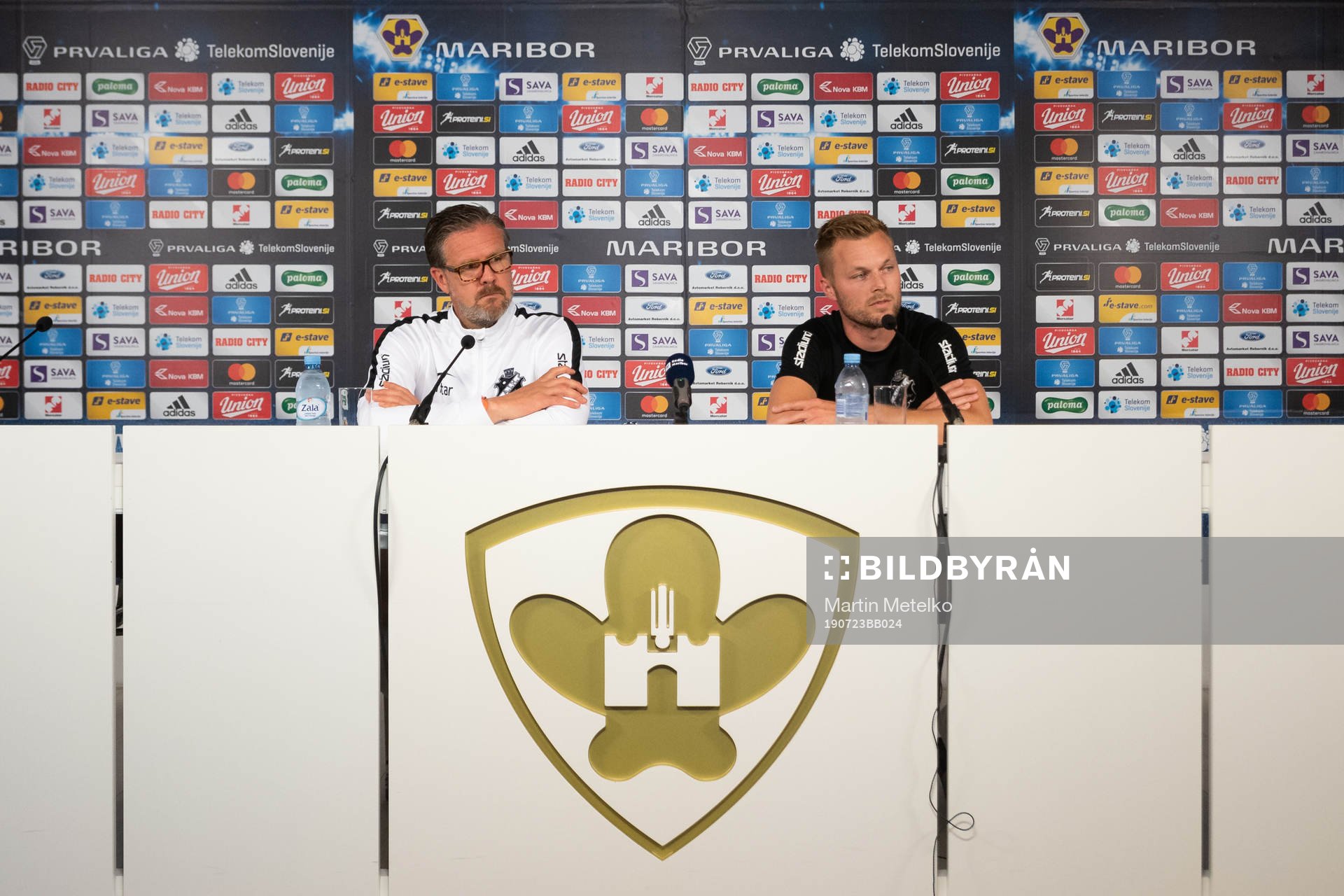 Rikard Norling, head coach and Sebastian Larsson of AIK