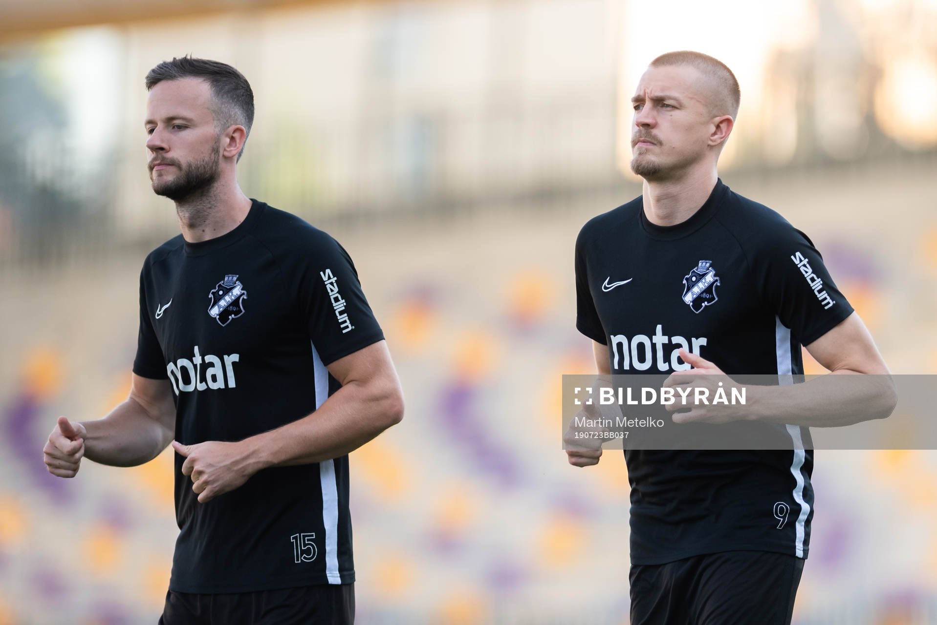Robert Lundström and Rasmus Lindkvist of AIK