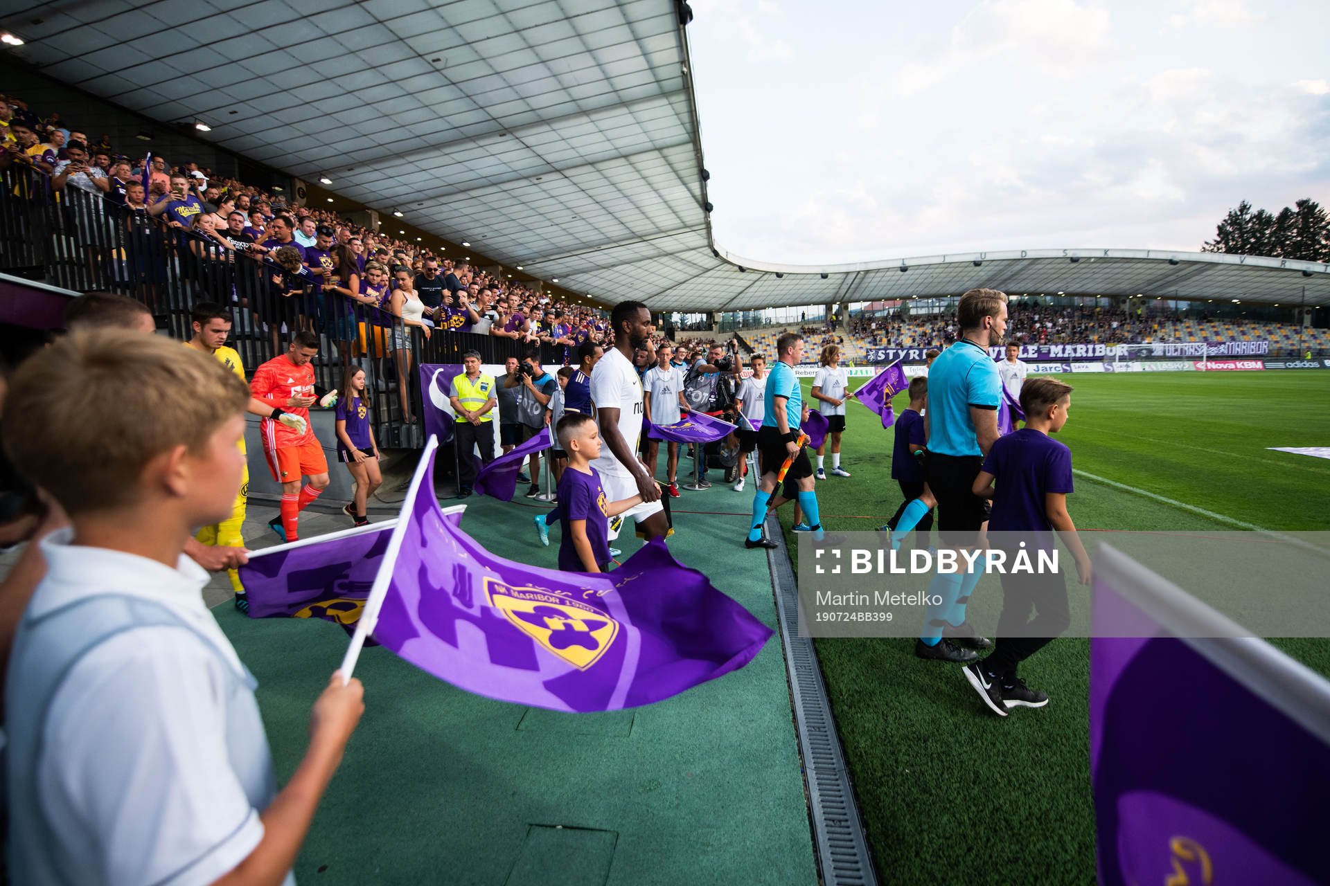 Henok Goitom of AIK enters the pitch