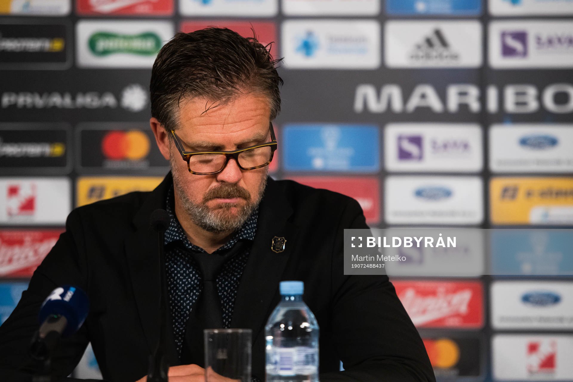 Rikard Norling, head coach of AIK at the press conference