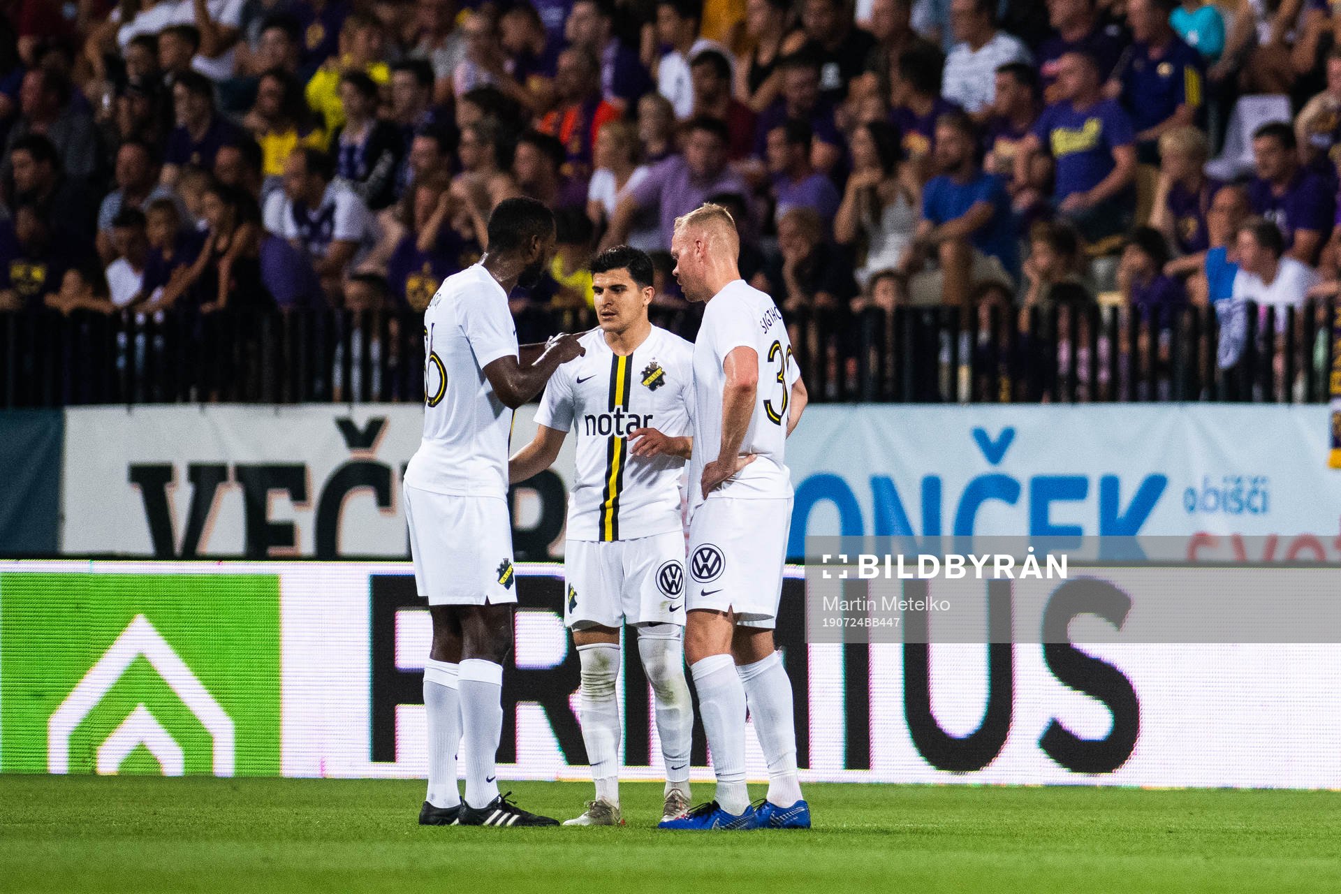 Henok Goitom, Tarik Elyounoussi and Kolbeinn Sigthorsson in
