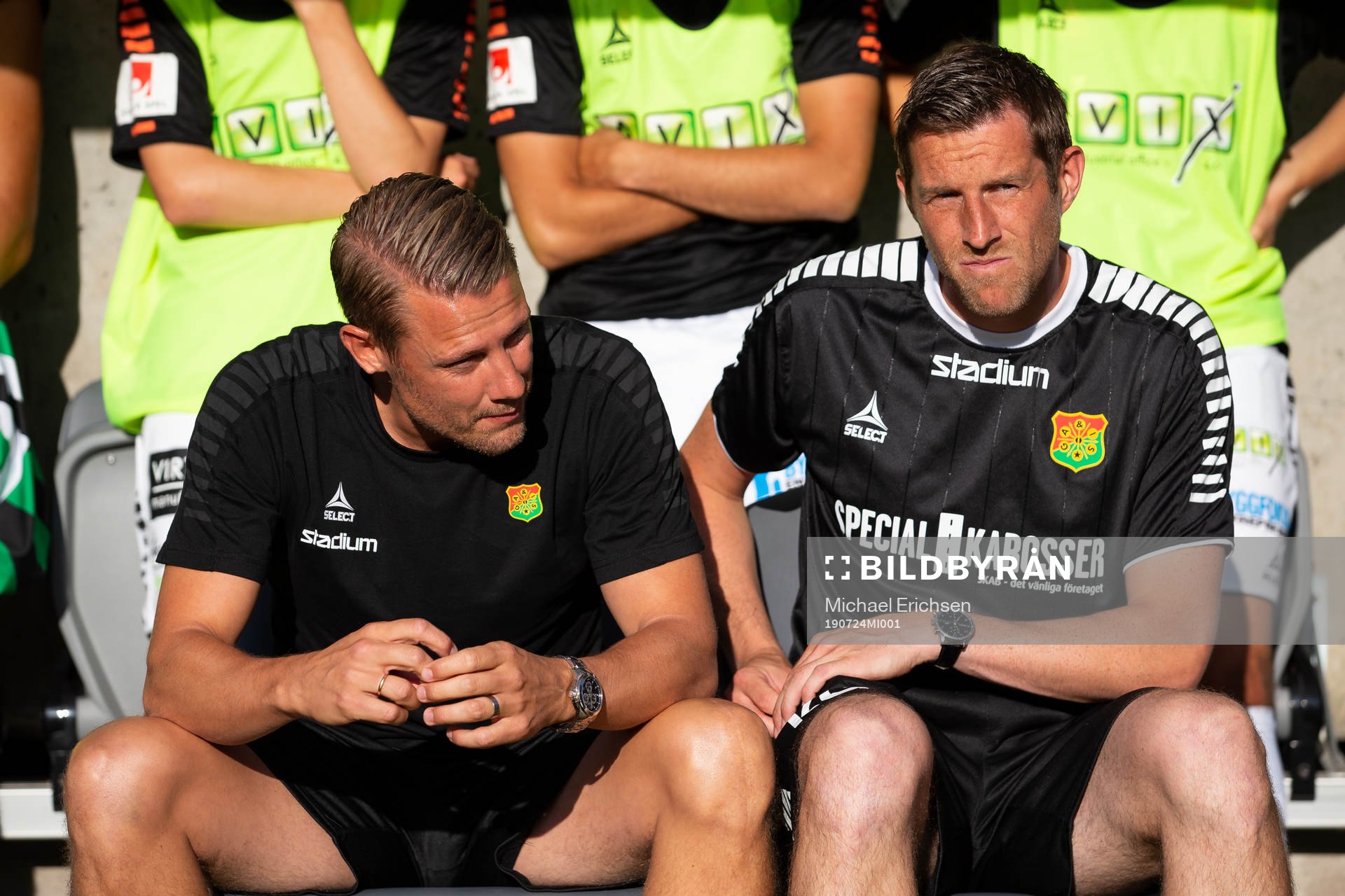 GAIS tränare Patrik Ingelsten och assisterande tränare