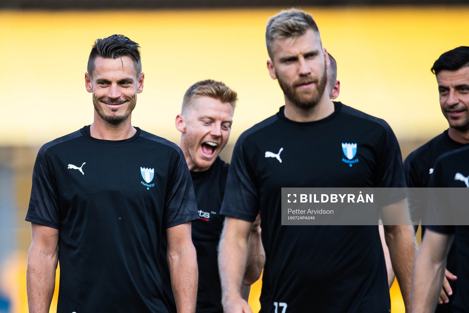 Markus Rosenberg and Anders Christiansen of Malmö FF
