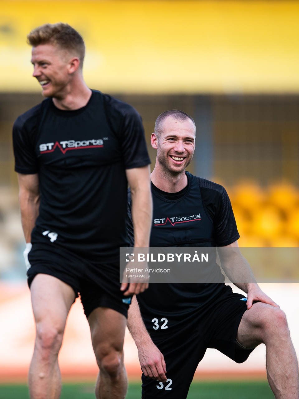 Anders Christiansen and Jo Inge Berget of Malmö FF