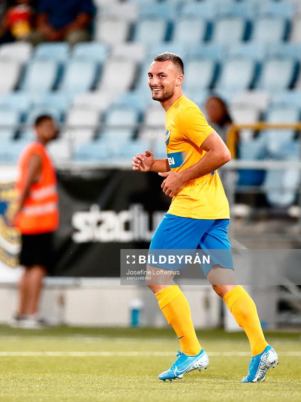 Sead Haksabanovic of IFK Norrköping celebrates scoring 2-0