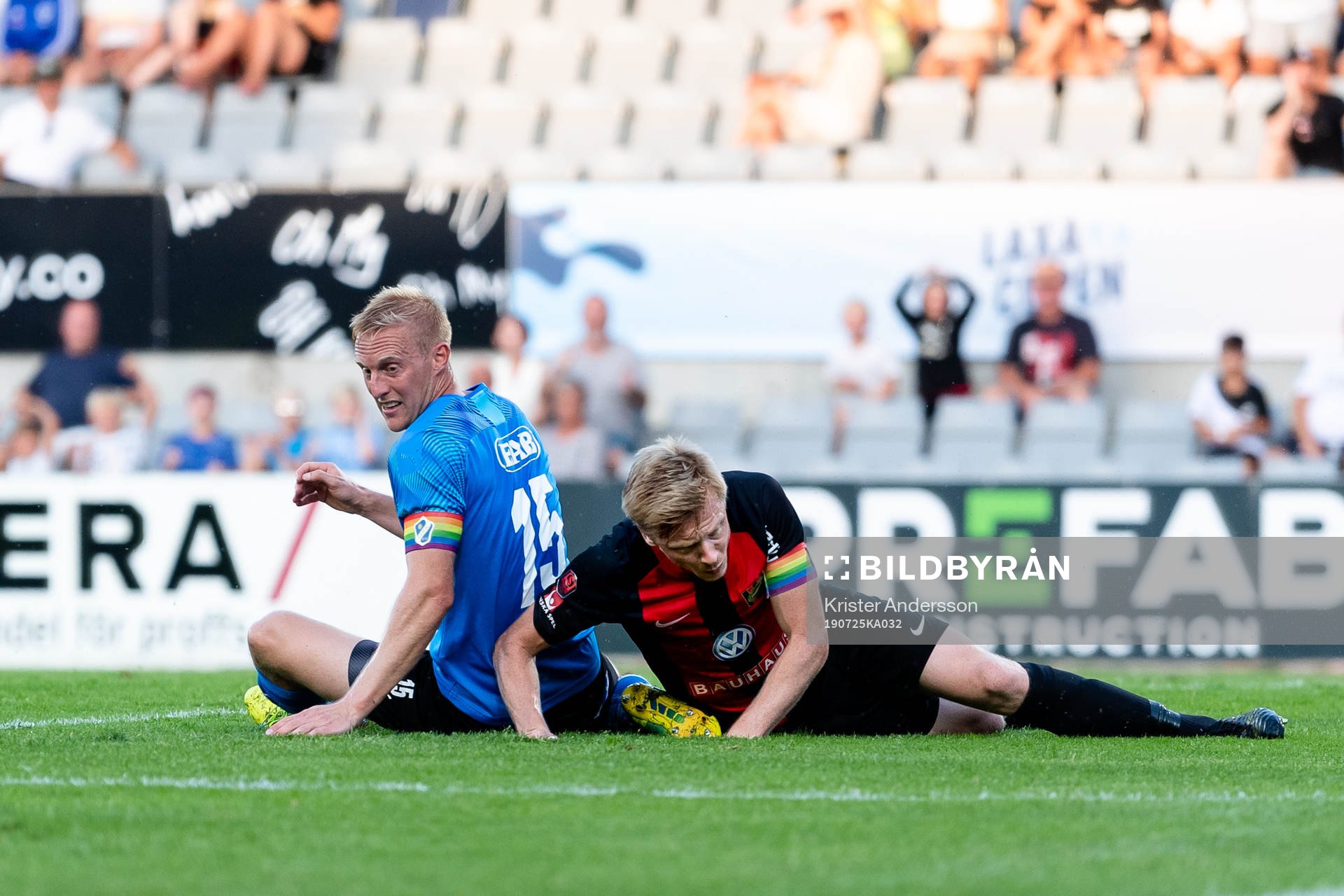 Halmstads Peter Larsson och Brommapojkarnas Gustav Sandberg