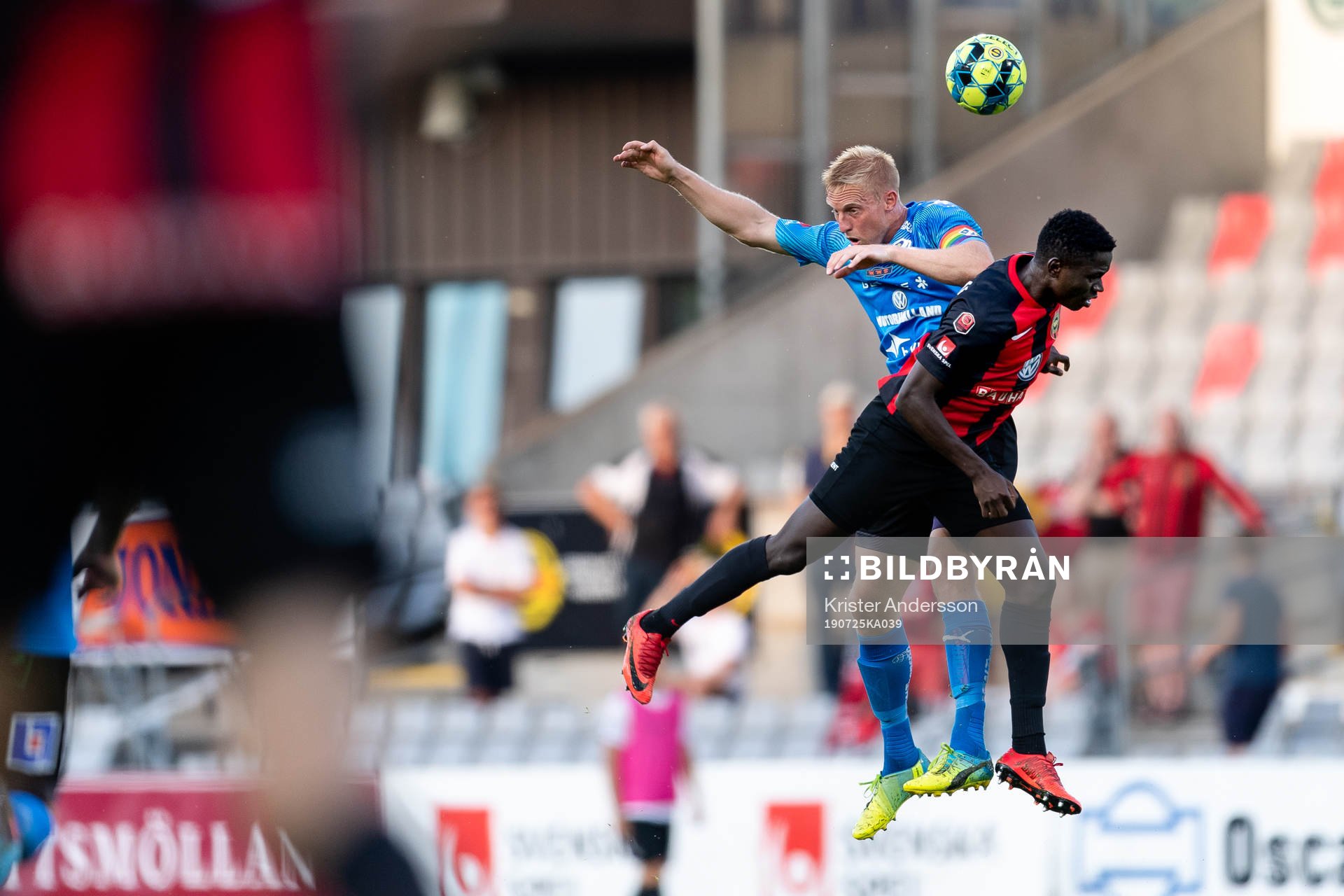 Halmstads Peter Larsson och Brommapojkarnas Eric Johana